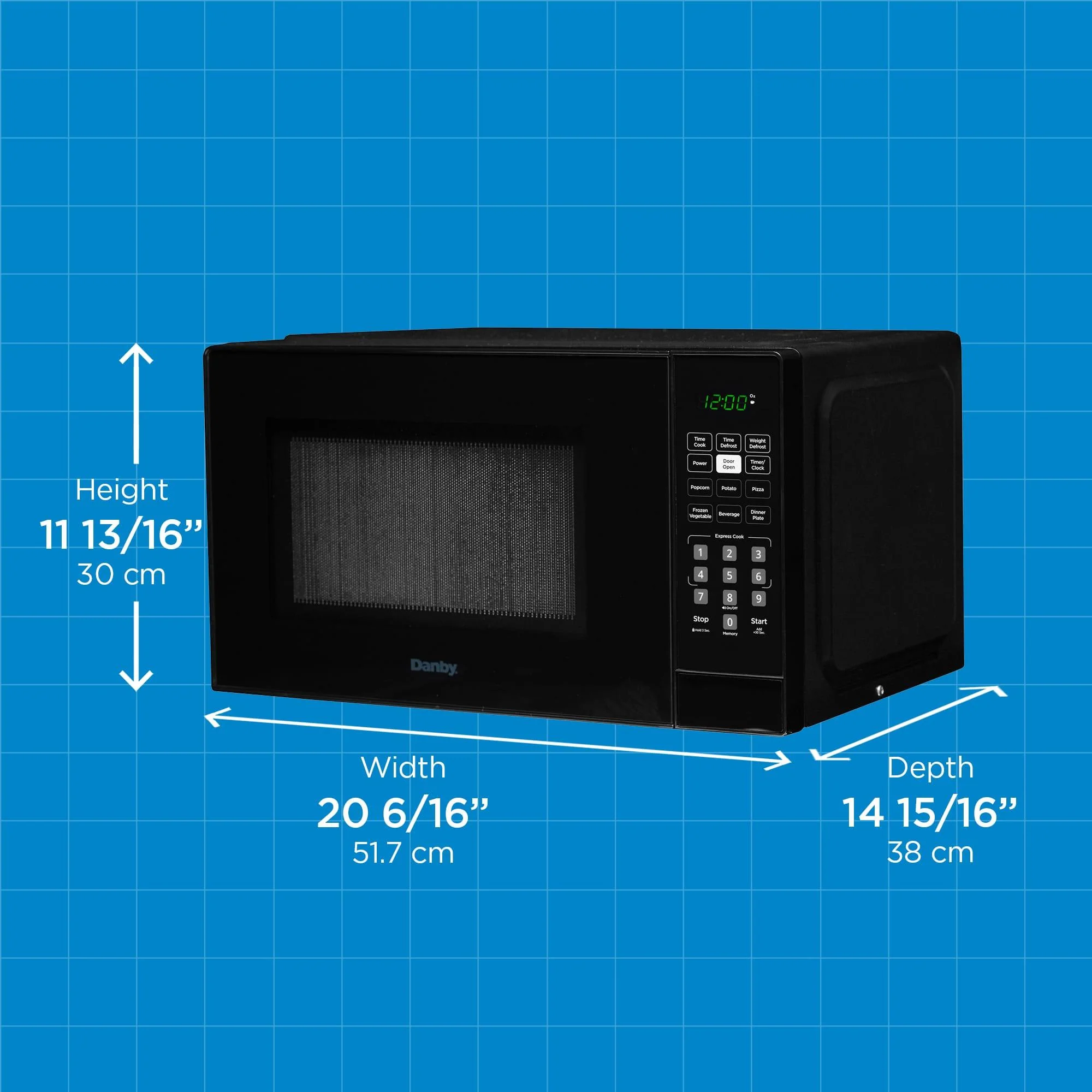 DBMW1121BBB Danby 1.1 cu. ft. Countertop Microwave in Black - Image 6