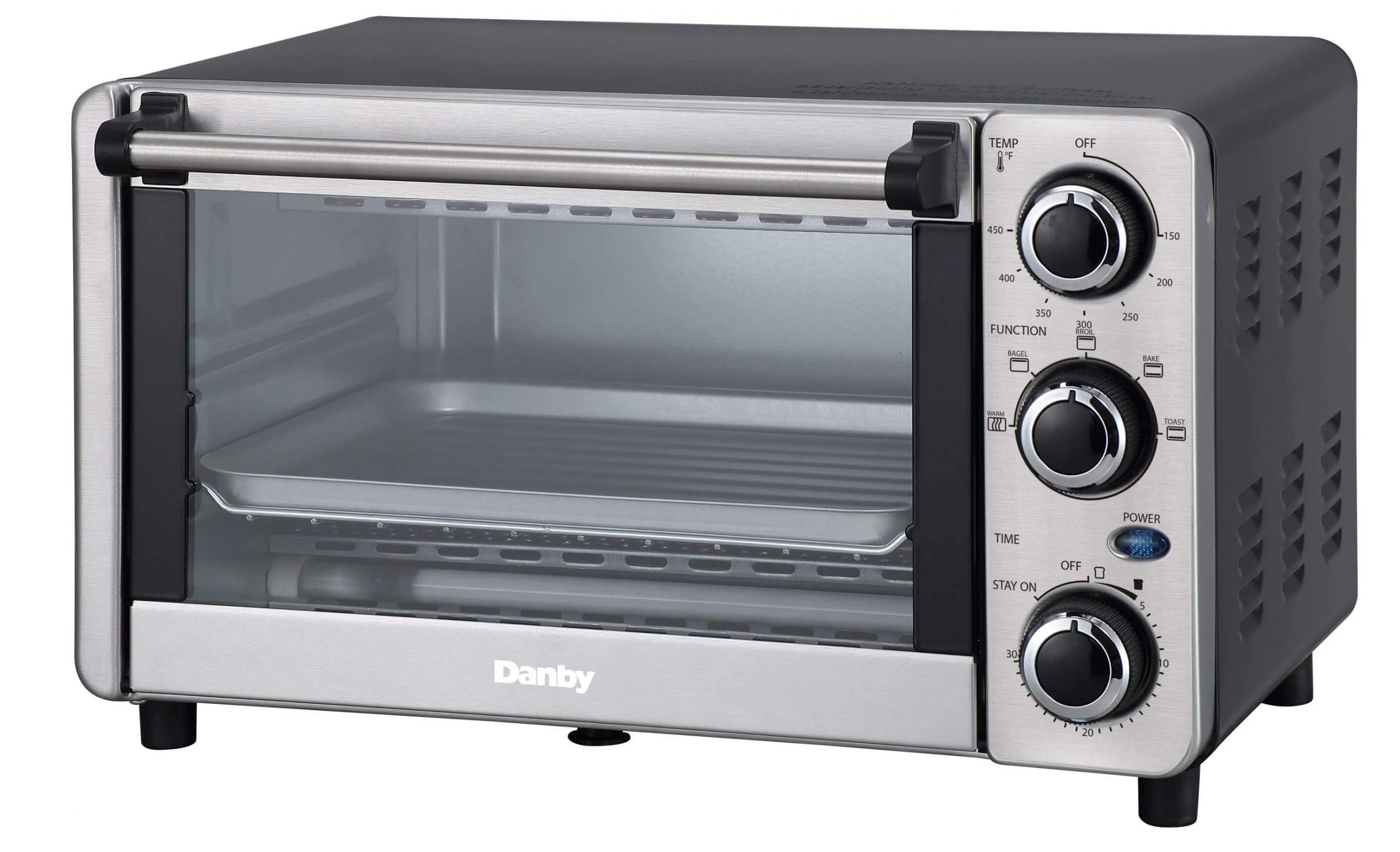 DBTO0412BBSS Danby 0.4 cu. ft./12L 4 Slice Countertop Toaster Oven in Stainless Steel - Image 2