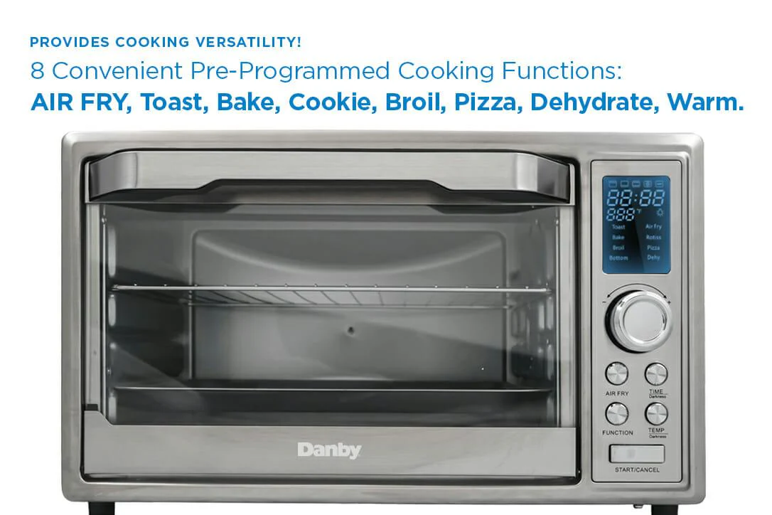 DBTO0961ABSS Danby 0.9 cu. ft. Toaster Oven with Air Fry Technology in Stainless Steel - Image 8