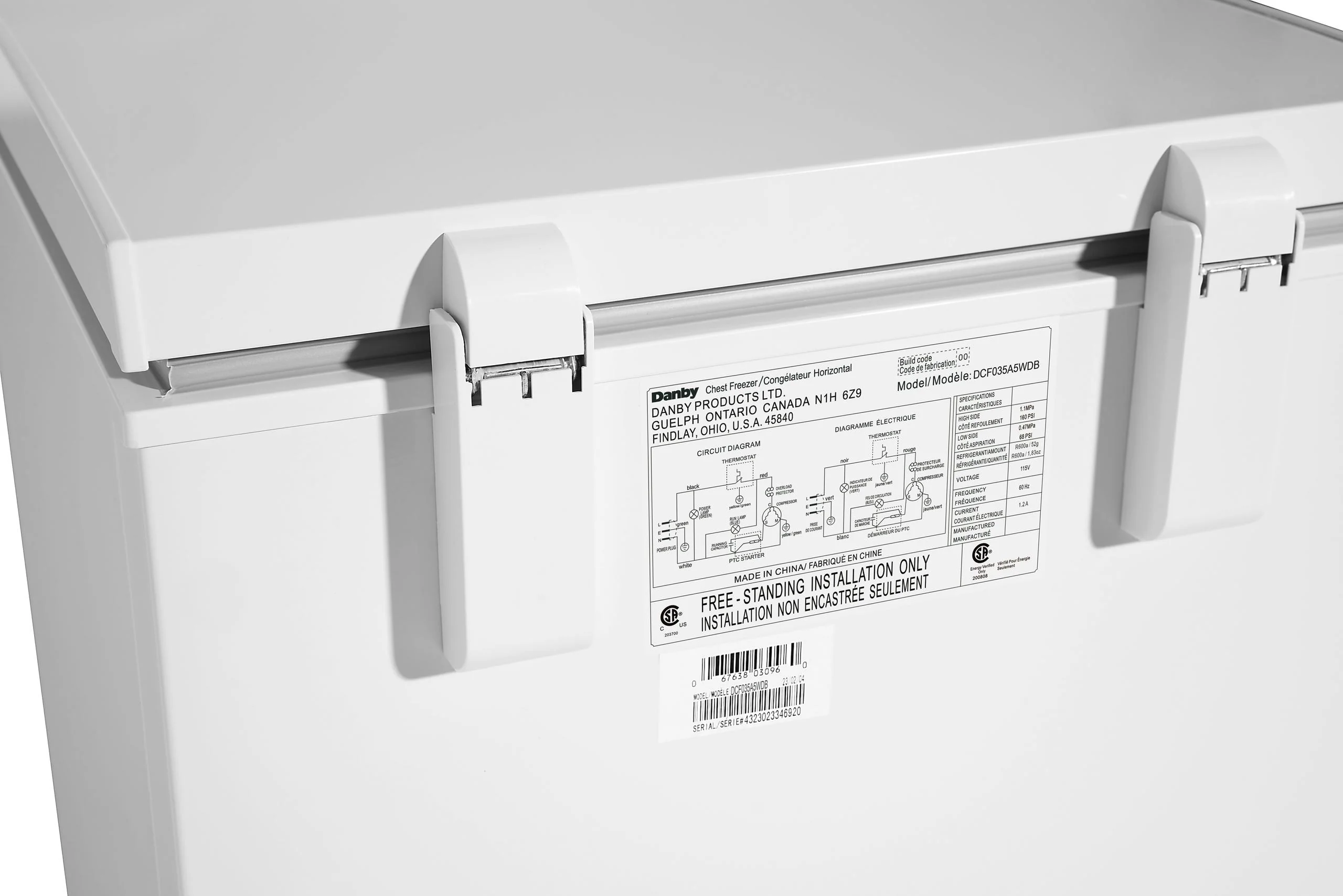 DCF035A5WDB Danby 3.5 cu. ft. Chest Freezer in White - Image 24