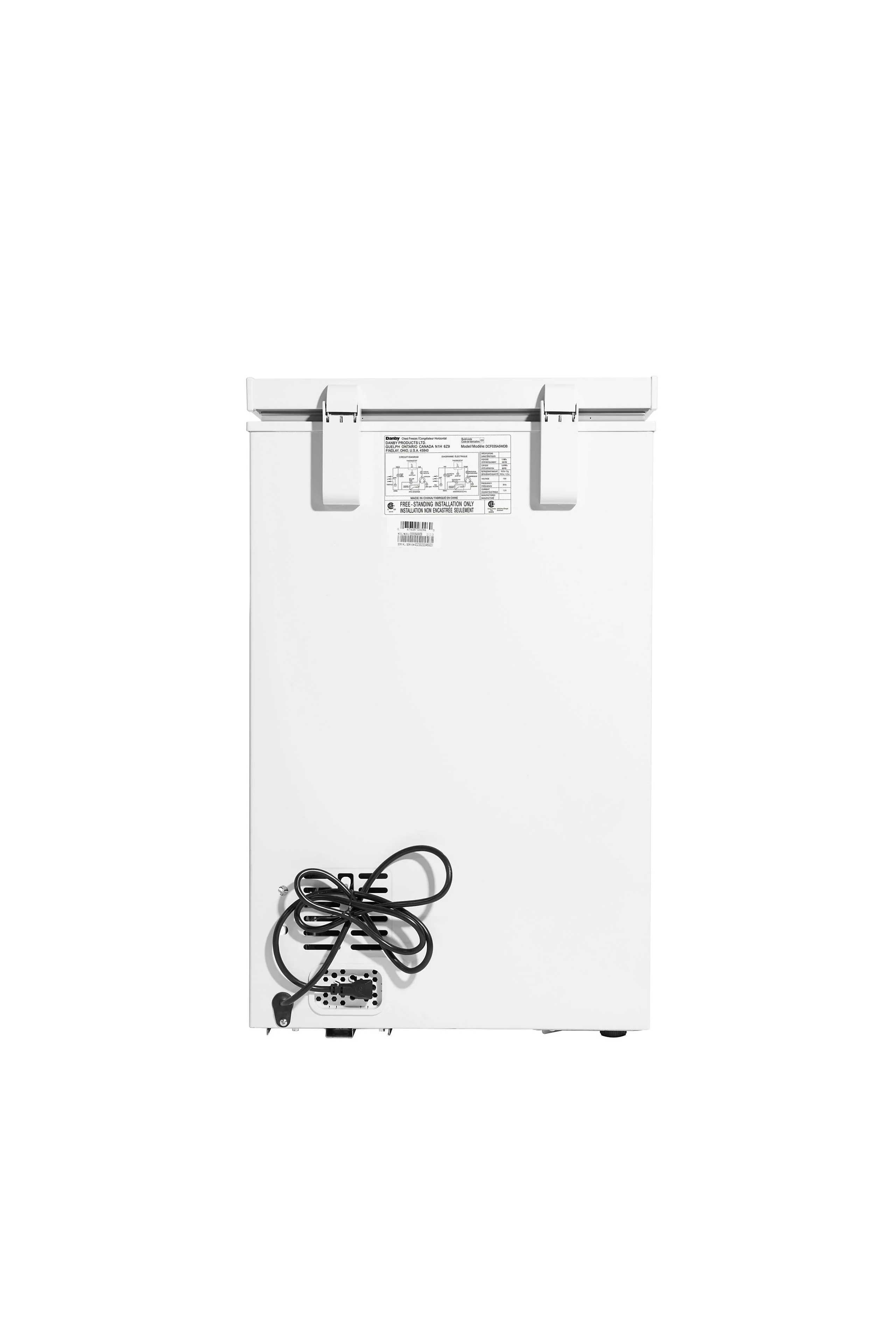 DCF035A5WDB Danby 3.5 cu. ft. Chest Freezer in White - Image 4