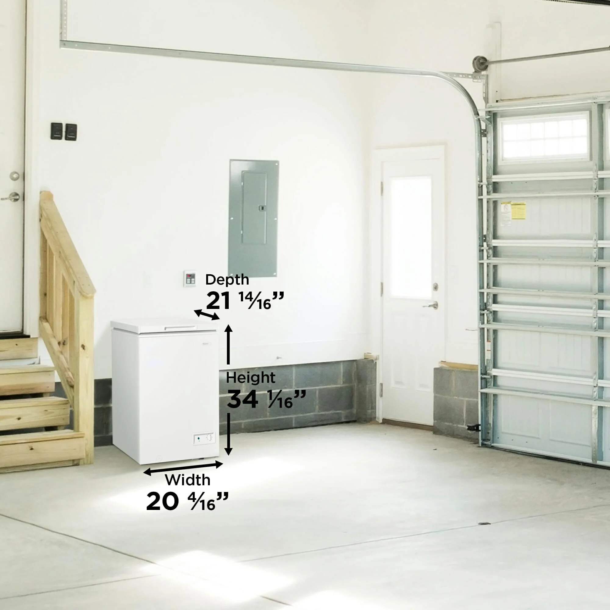 DCF035A6WM Danby 3.5 cu. ft. Square Model Chest Freezer in White - Image 10