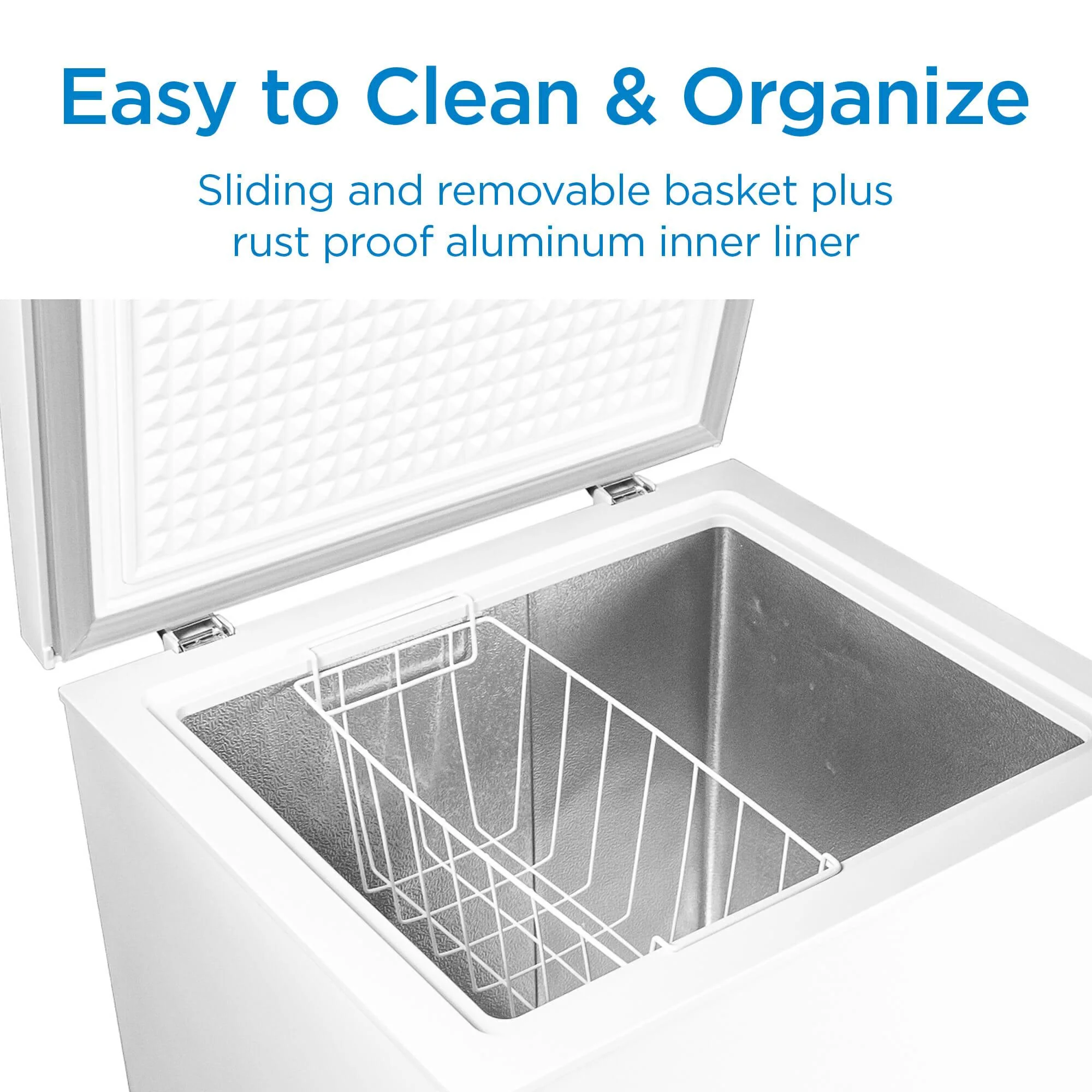 DCF035A6WM Danby 3.5 cu. ft. Square Model Chest Freezer in White - Image 7