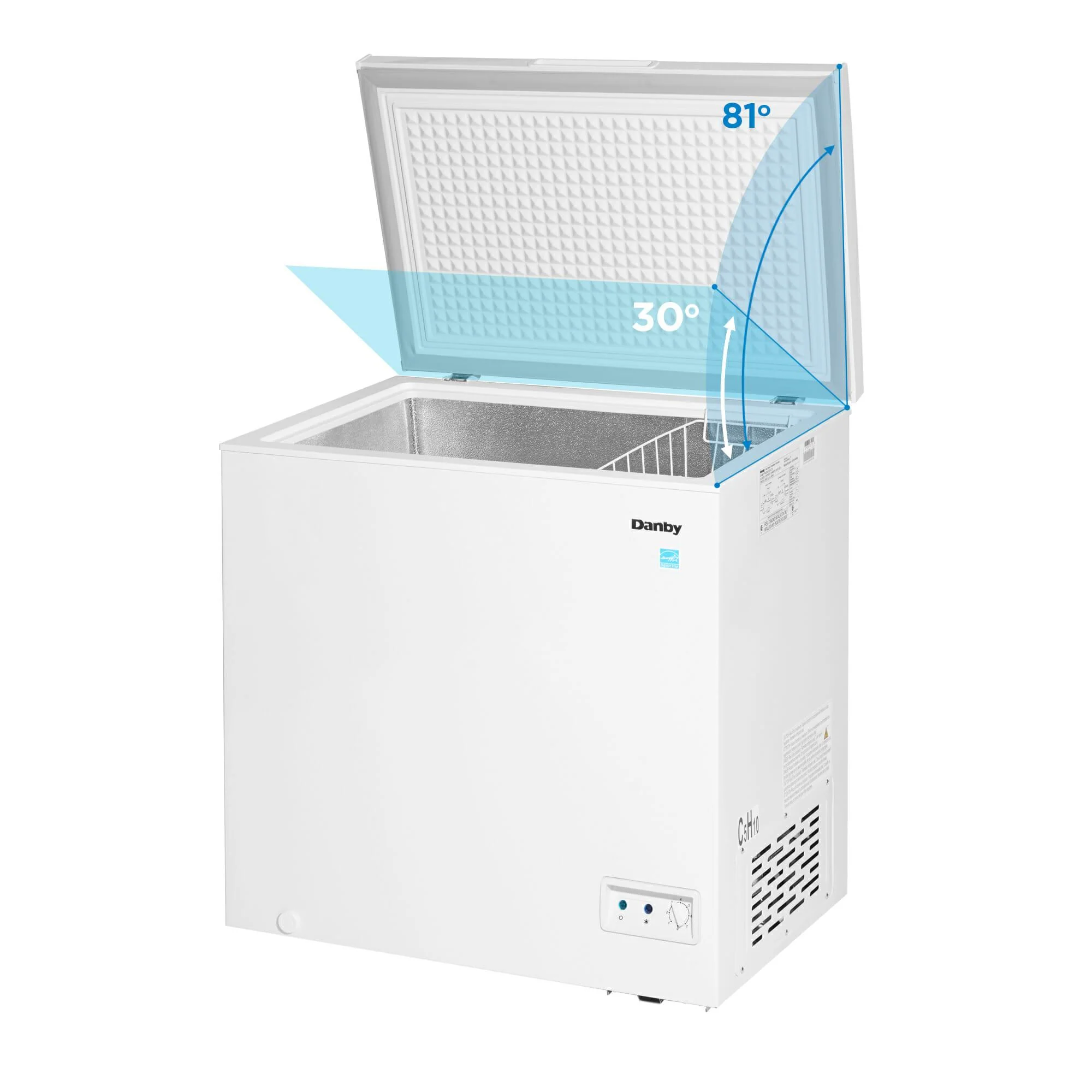 DCF070A5WDB Danby 7.0 cu. ft. Square Model Chest Freezer in White - Image 6