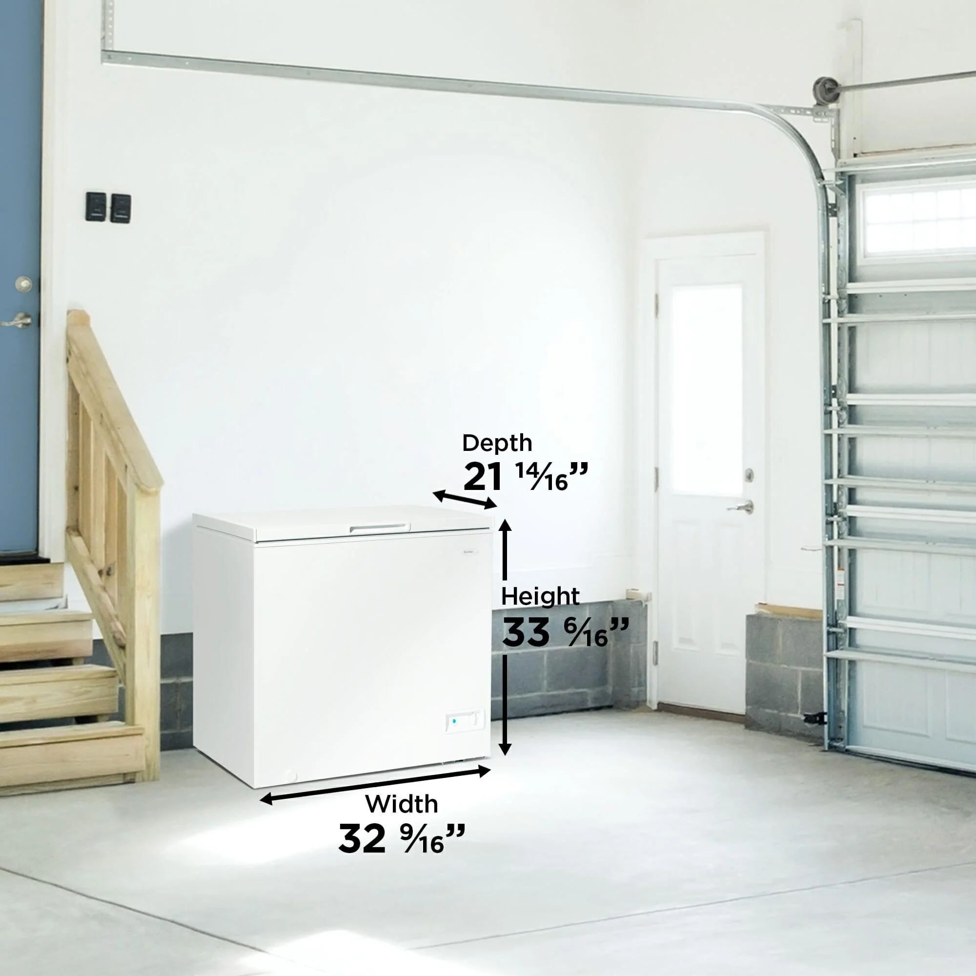 DCF070A6WM Danby 7.0 cu. ft. Square Model Chest Freezer in White - Image 10