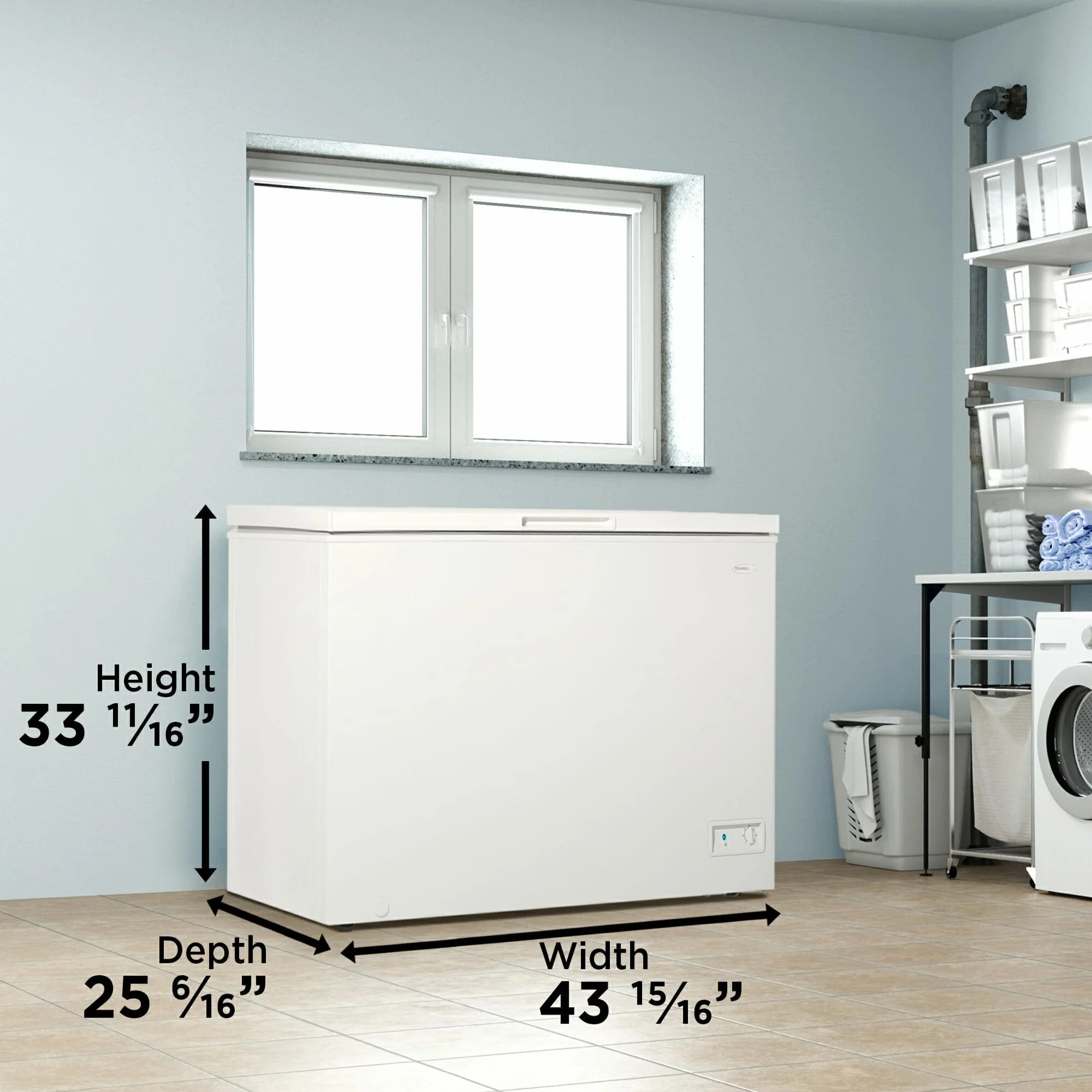 DCF100A6WM Danby 10.0 cu. ft. Square Model Chest Freezer in White - Image 11