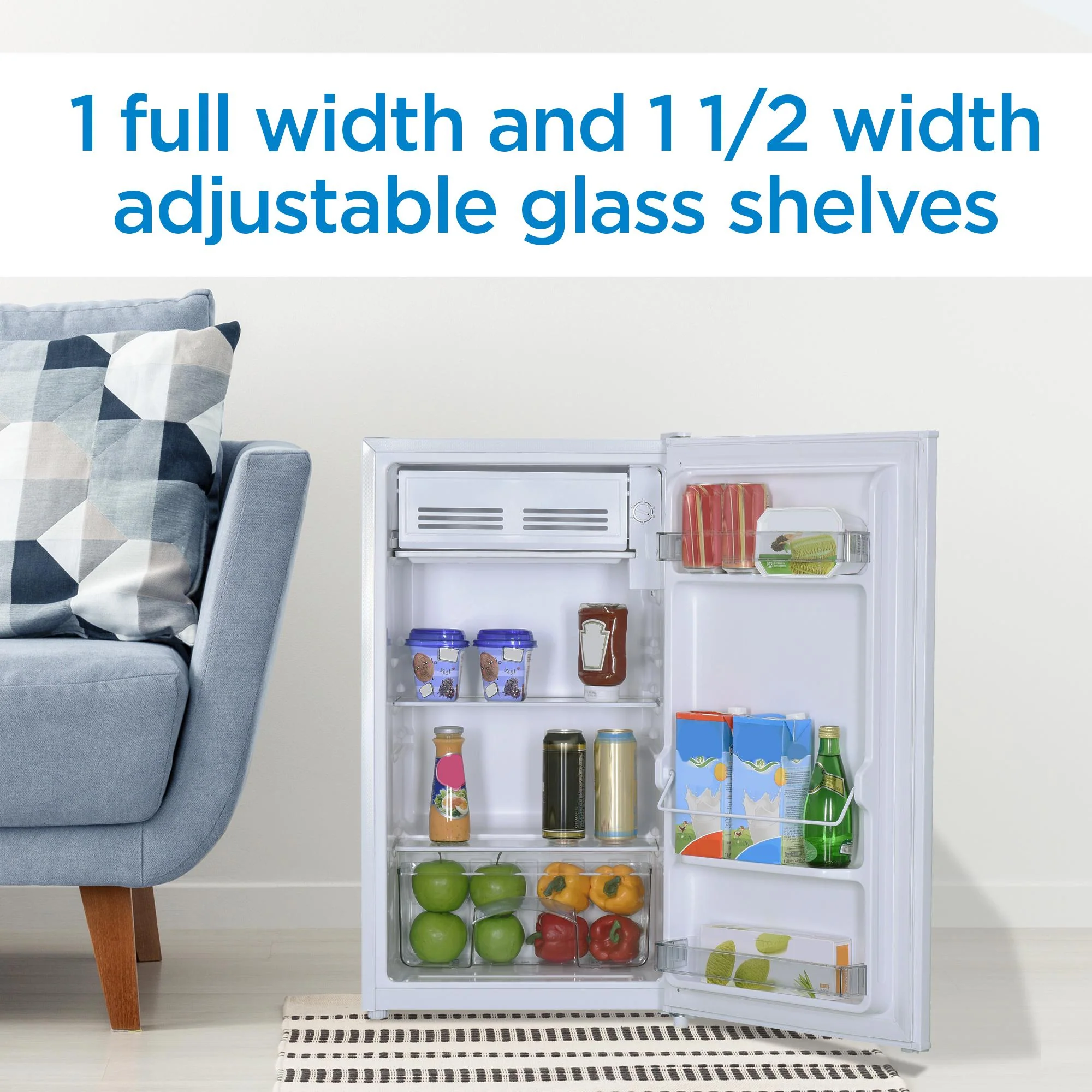 Danby 3.3 cu. ft. Compact Fridge in White - Image 11