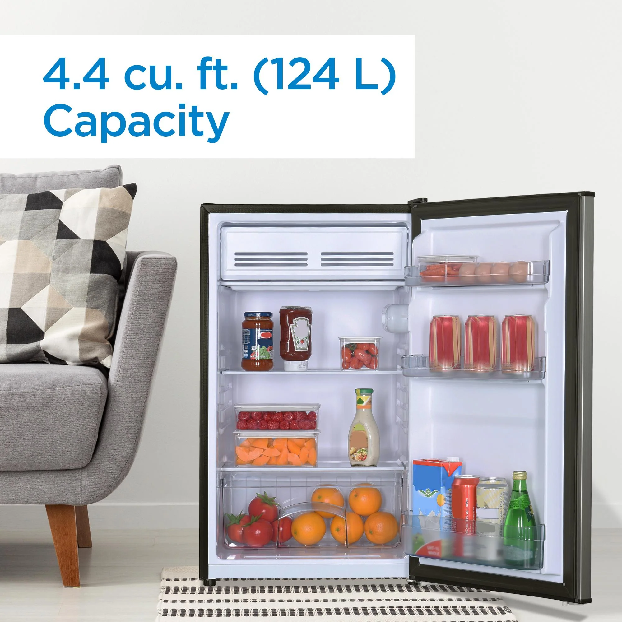 DCR044B1SLM Danby 4.4 cu. ft. Compact Fridge in Stainless Steel Look - Image 5