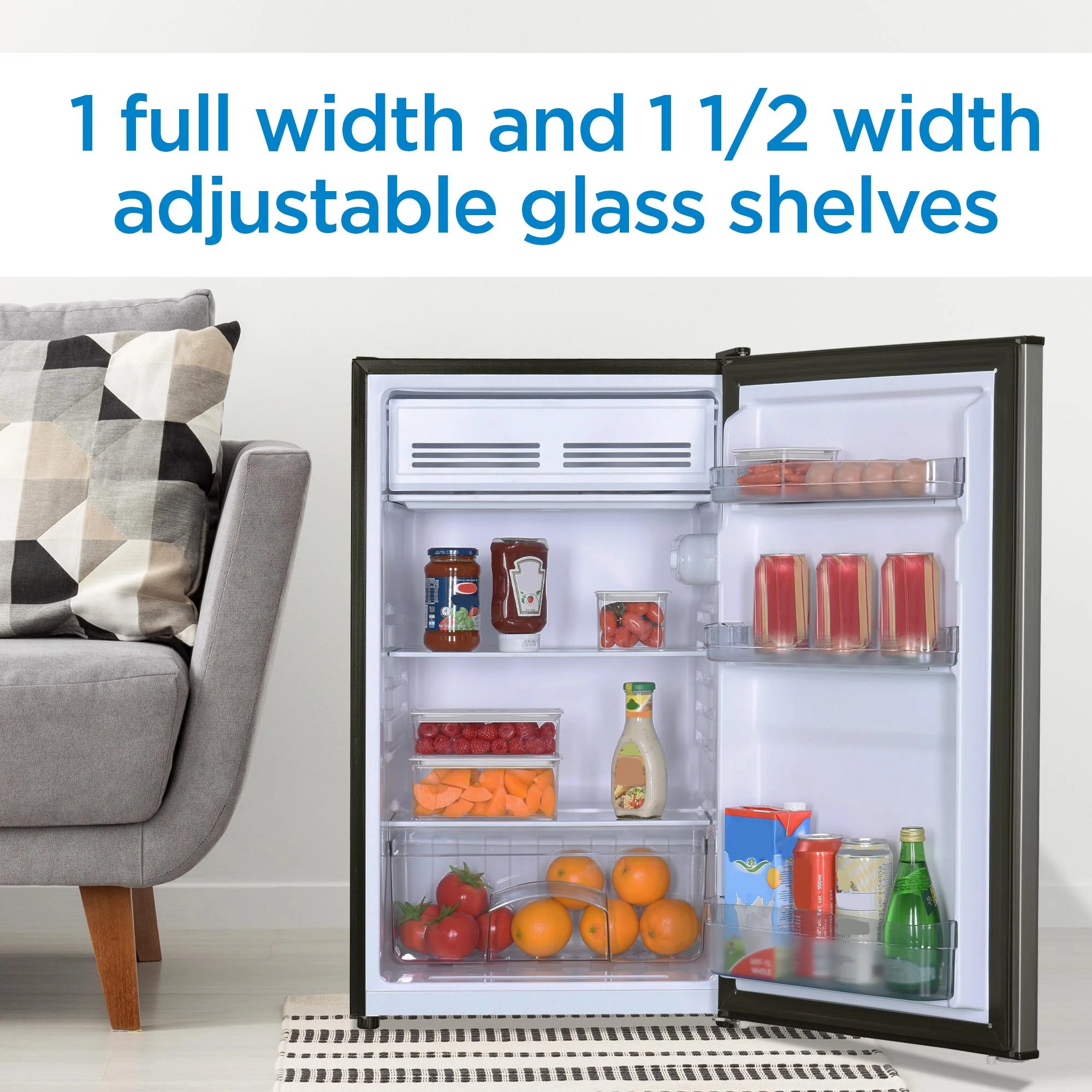 DCR044B1SLM Danby 4.4 cu. ft. Compact Fridge in Stainless Steel Look - Image 8