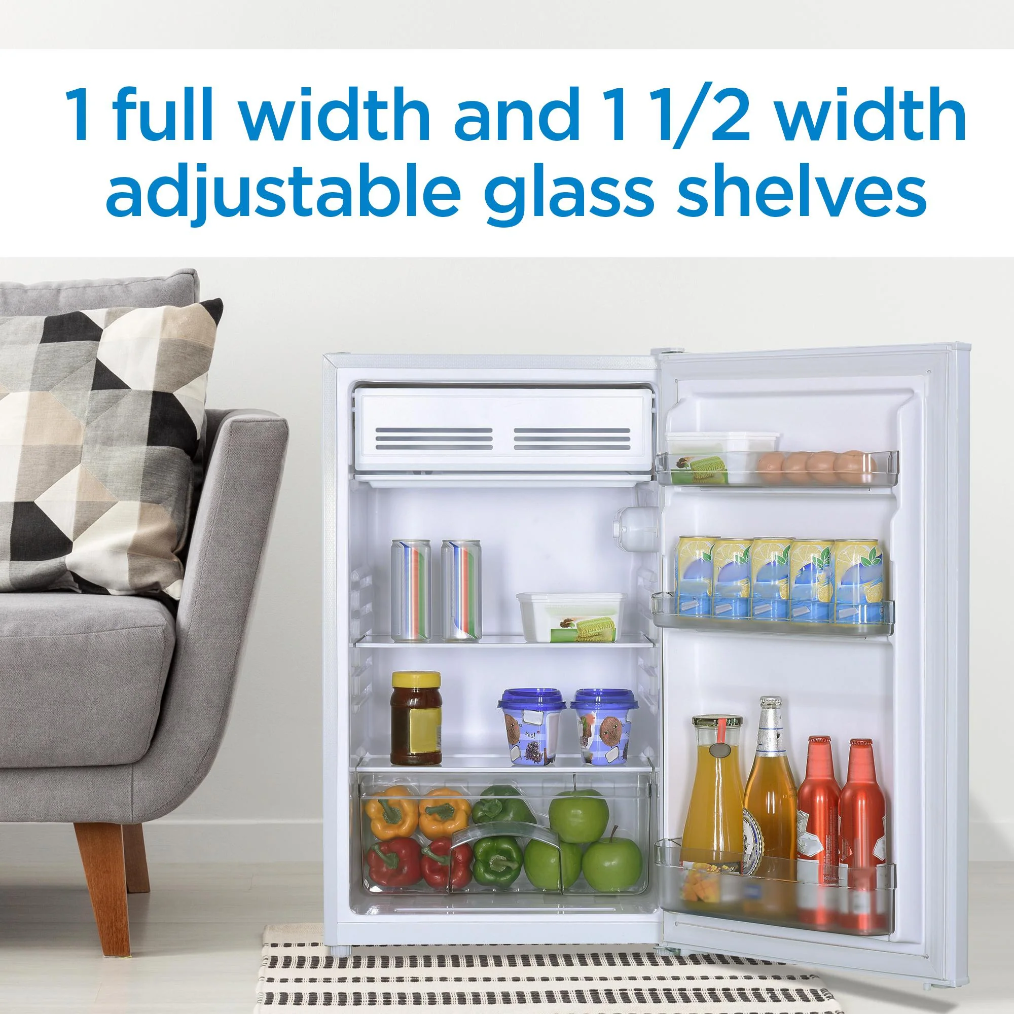 DCR044B1WM Danby 4.4 cu. ft. Compact Fridge in White - Image 8