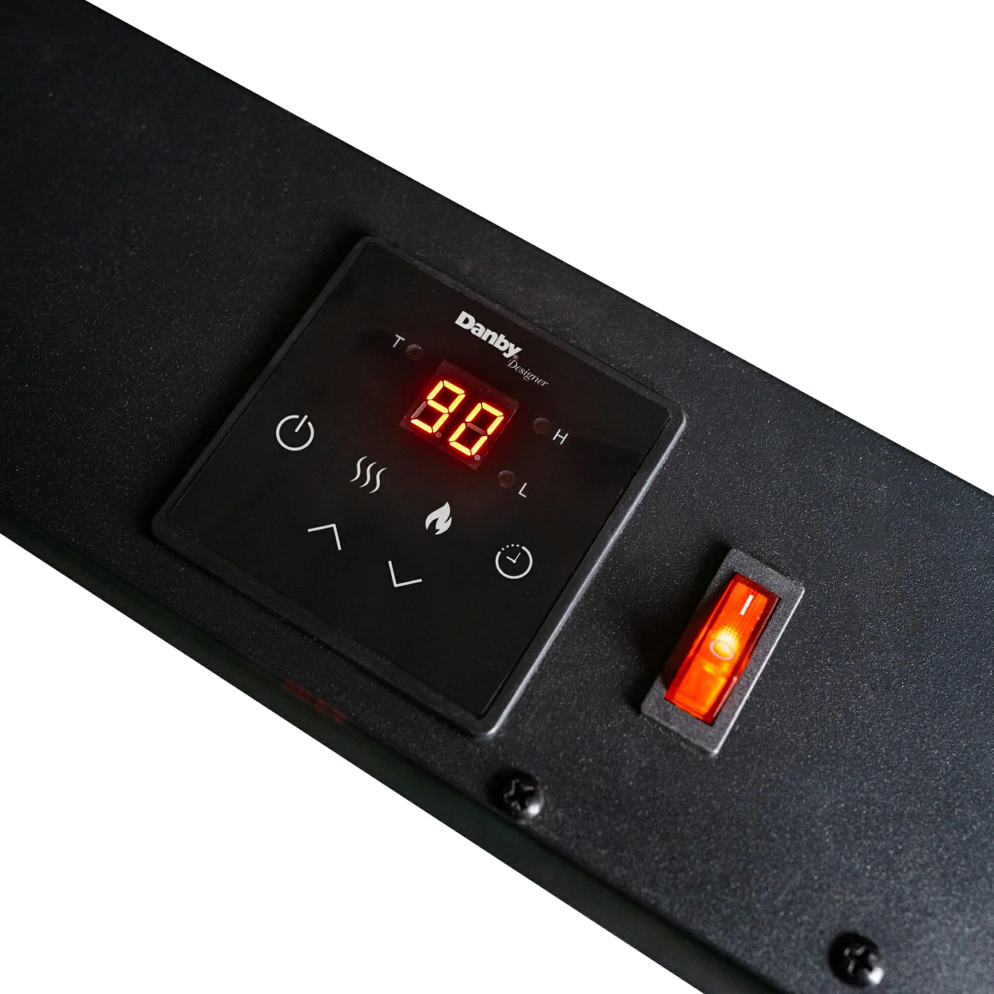 DDEF03813BD13 Danby Designer 38 Wall Mount Electric Fireplace in Black - Image 14
