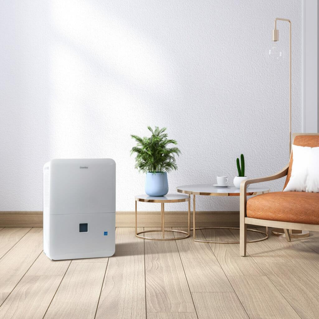 DDR050BJP2WDB Danby 50 Pint Dehumidifier with Pump in White - Image 13