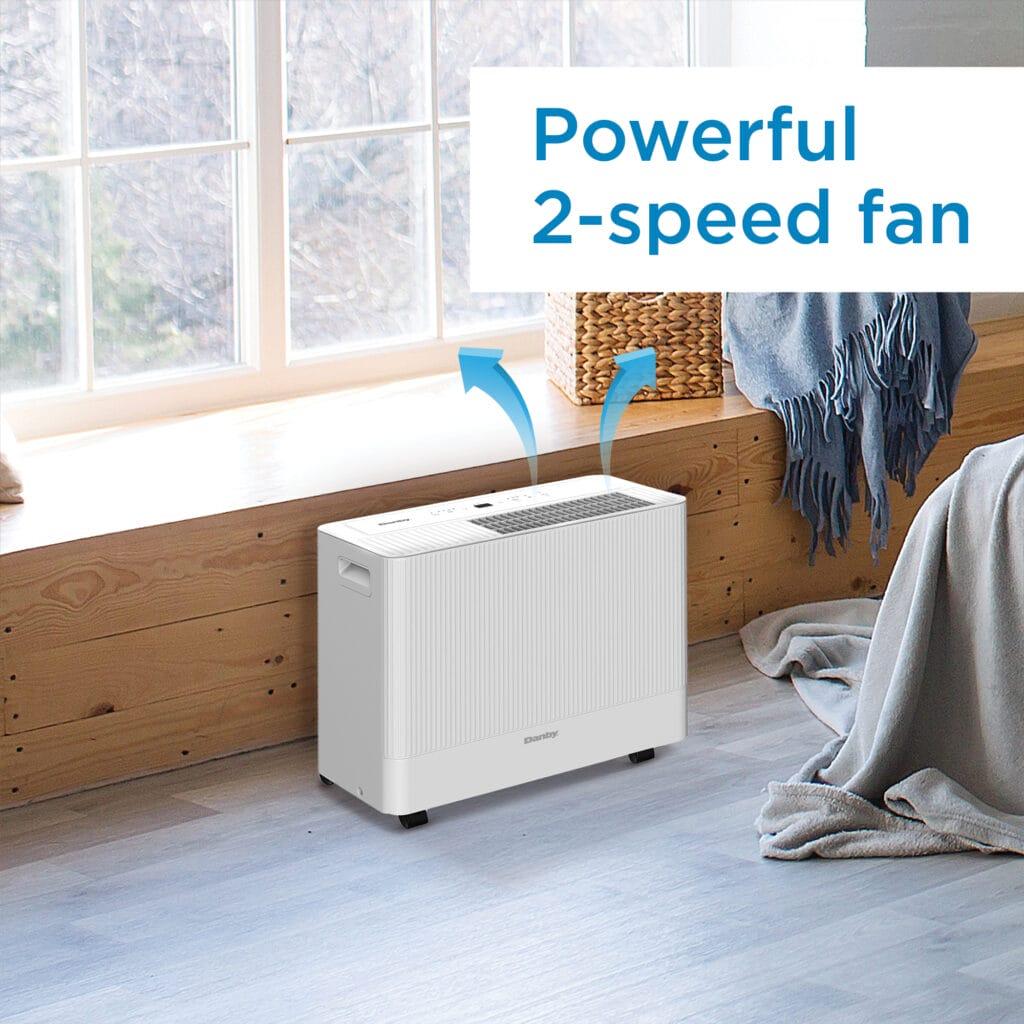 DDR050BSPWDB Danby 50-Pint Dehumidifier with Pump & Wi-Fi in White - Image 10