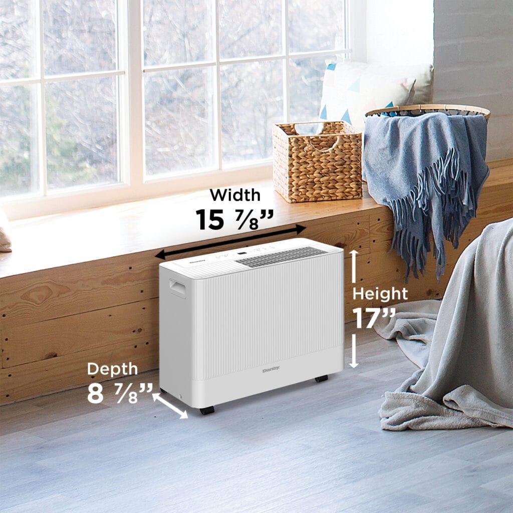 DDR050BSPWDB Danby 50-Pint Dehumidifier with Pump & Wi-Fi in White - Image 15