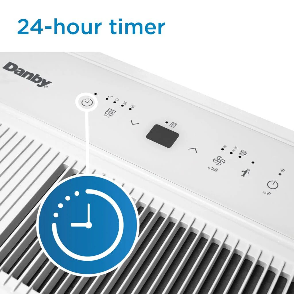 DDR050BSPWDB Danby 50-Pint Dehumidifier with Pump & Wi-Fi in White - Image 5