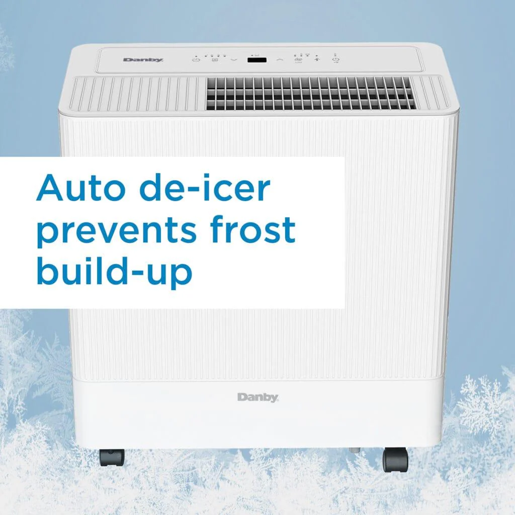 DDR050BSPWDB Danby 50-Pint Dehumidifier with Pump & Wi-Fi in White - Image 8