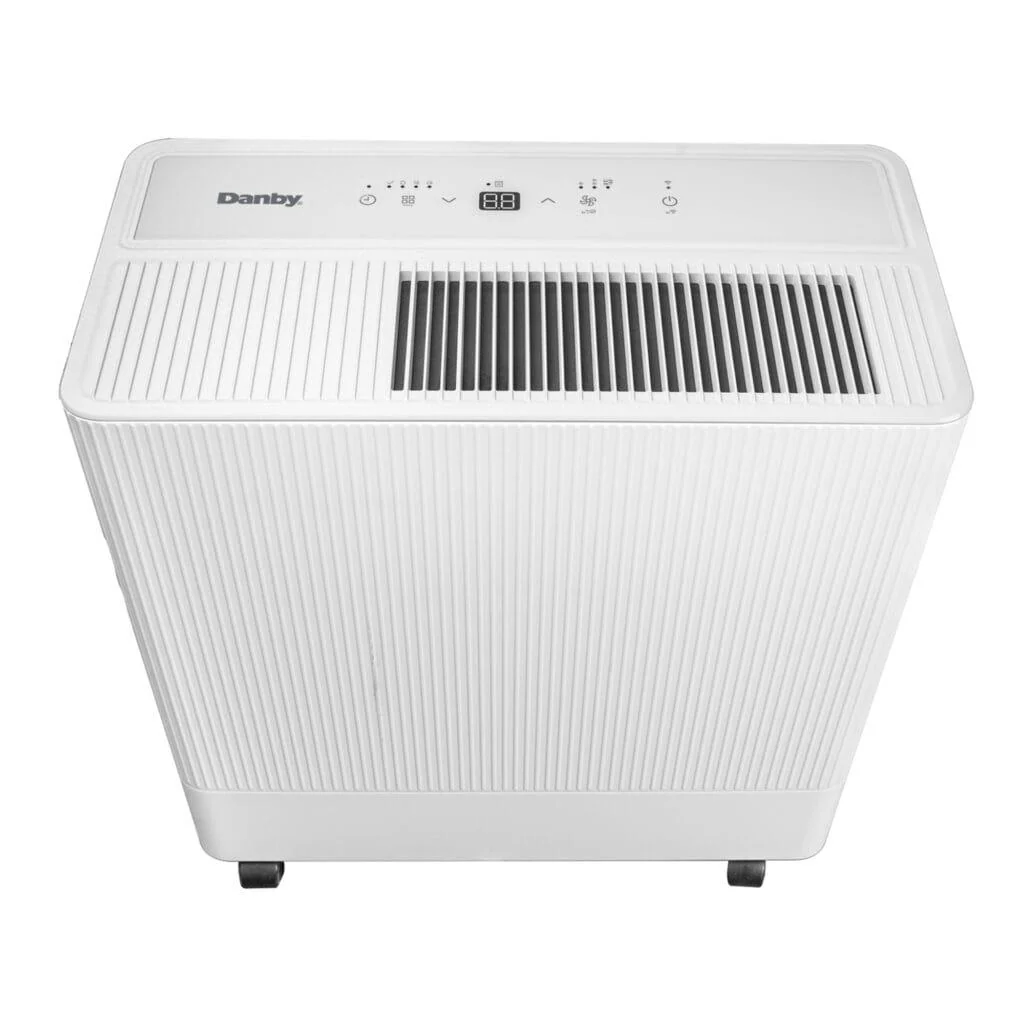 DDR050BSWDB Danby 50 Pint Dehumidifier with Wi-Fi in White - Image 12