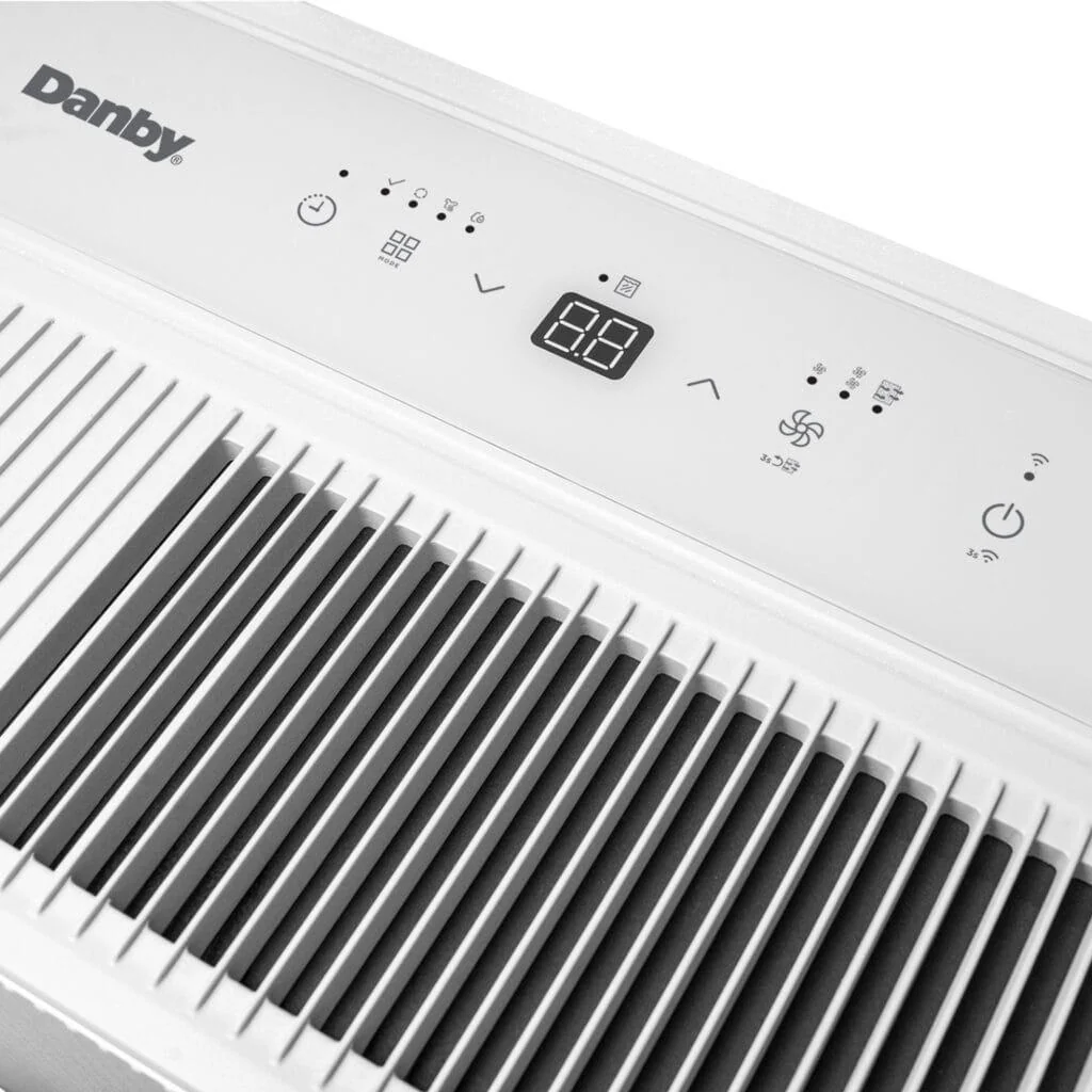 DDR050BSWDB Danby 50 Pint Dehumidifier with Wi-Fi in White - Image 13