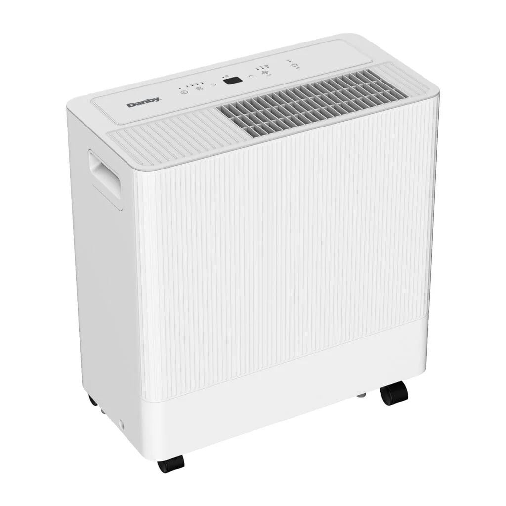 DDR050BSWDB Danby 50 Pint Dehumidifier with Wi-Fi in White - Image 2