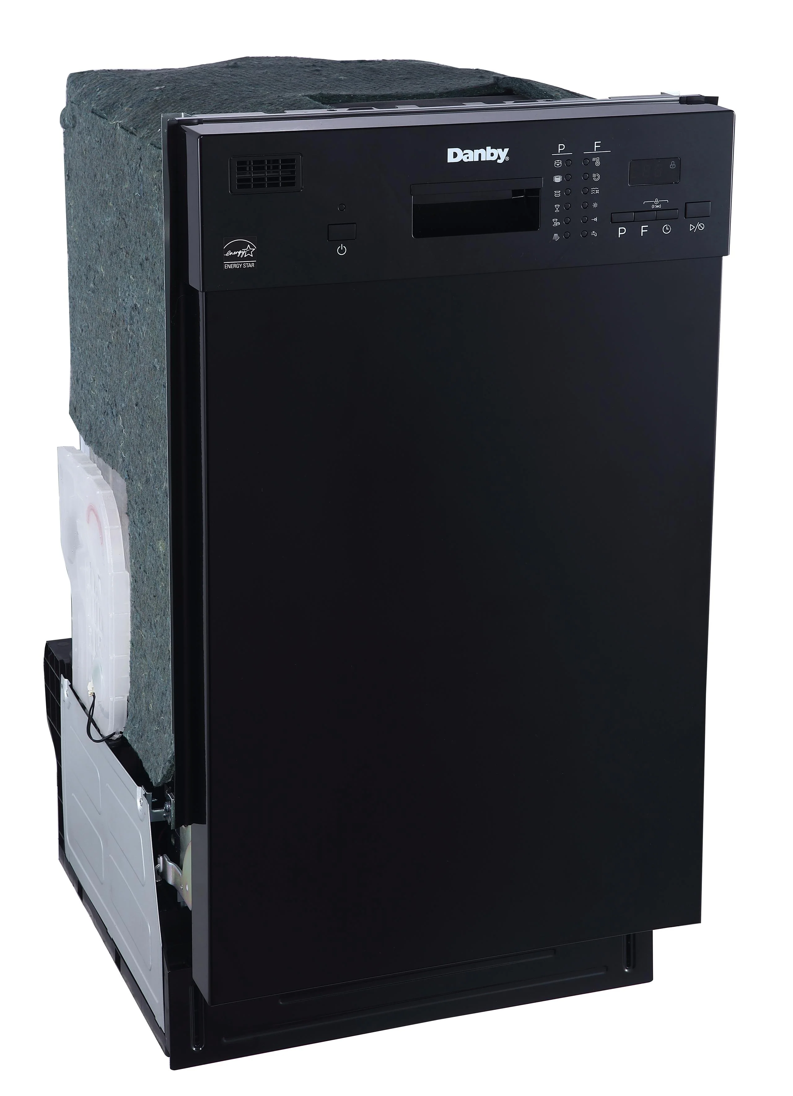 Danby 18" Wide Built-in Dishwasher in Black - Image 16