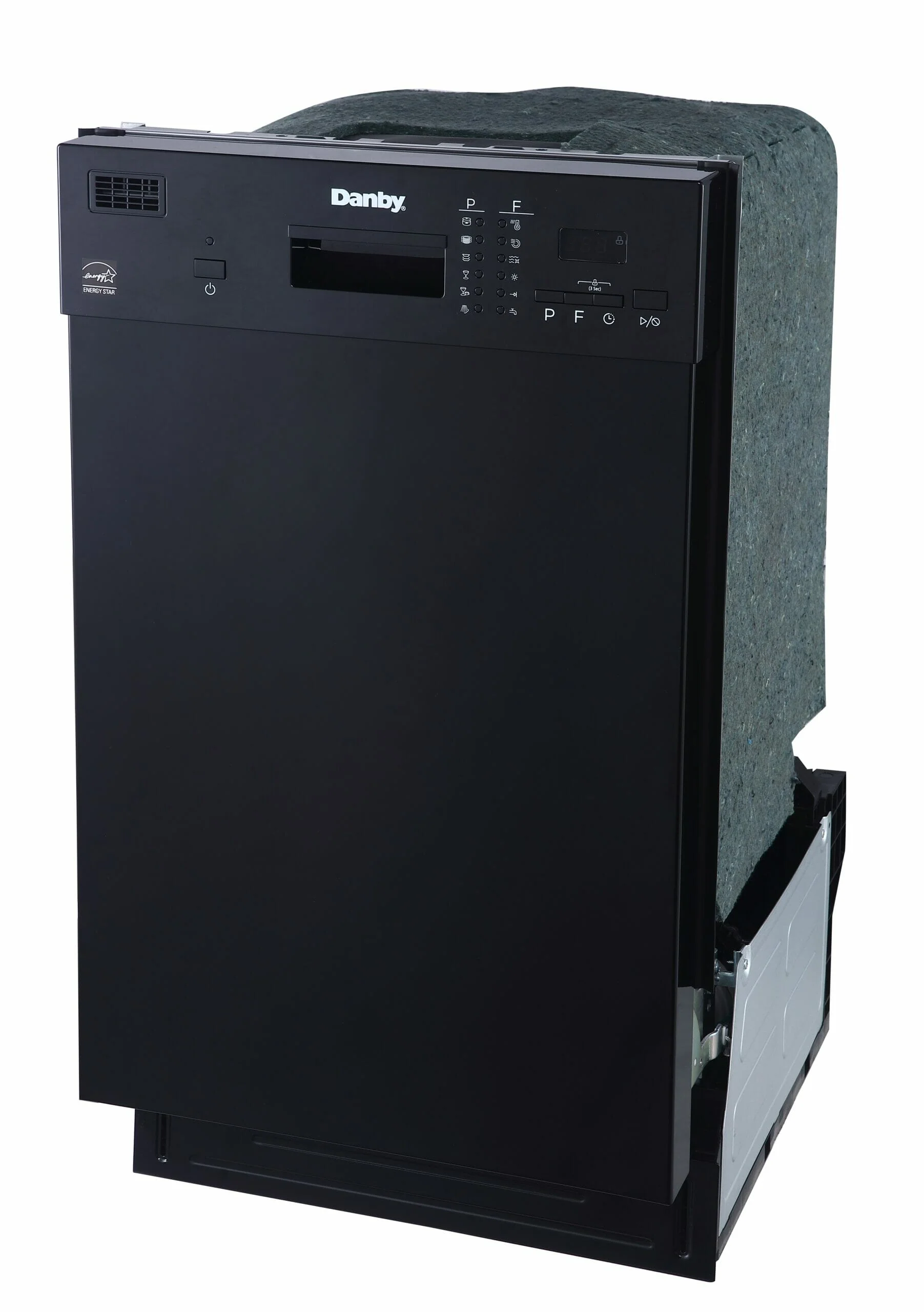 Danby 18" Wide Built-in Dishwasher in Black - Image 18
