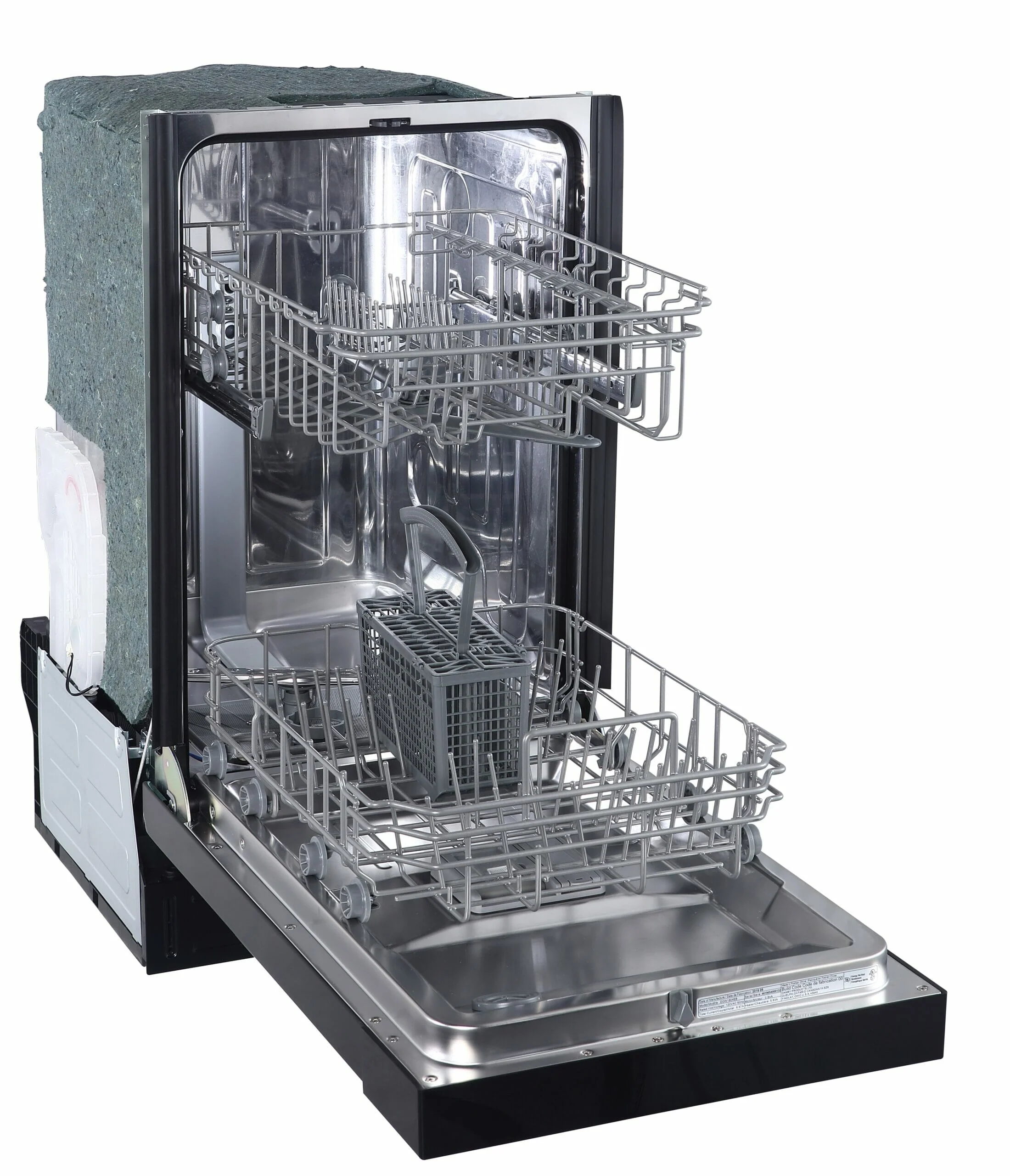 Danby 18" Wide Built-in Dishwasher in Black - Image 19