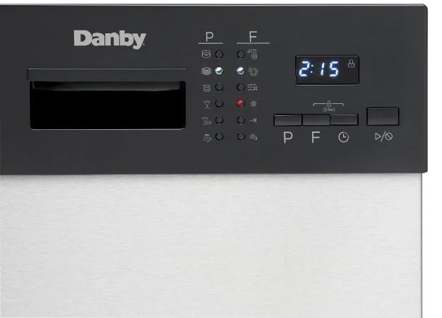 Danby 18" Wide Built-in Dishwasher in Stainless Steel - Image 3