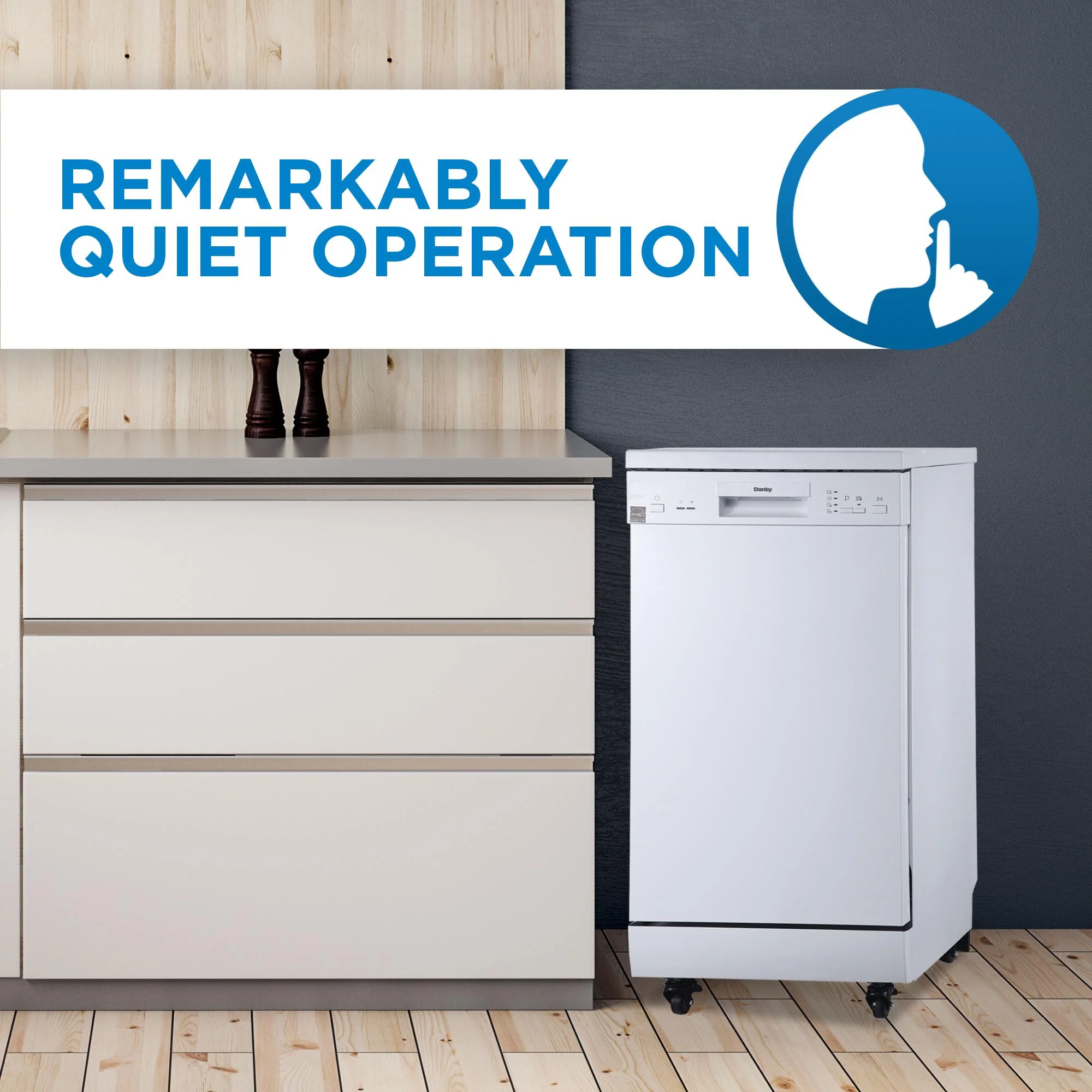DDW1805EWP Danby 18 Wide Portable Dishwasher in White - Image 10