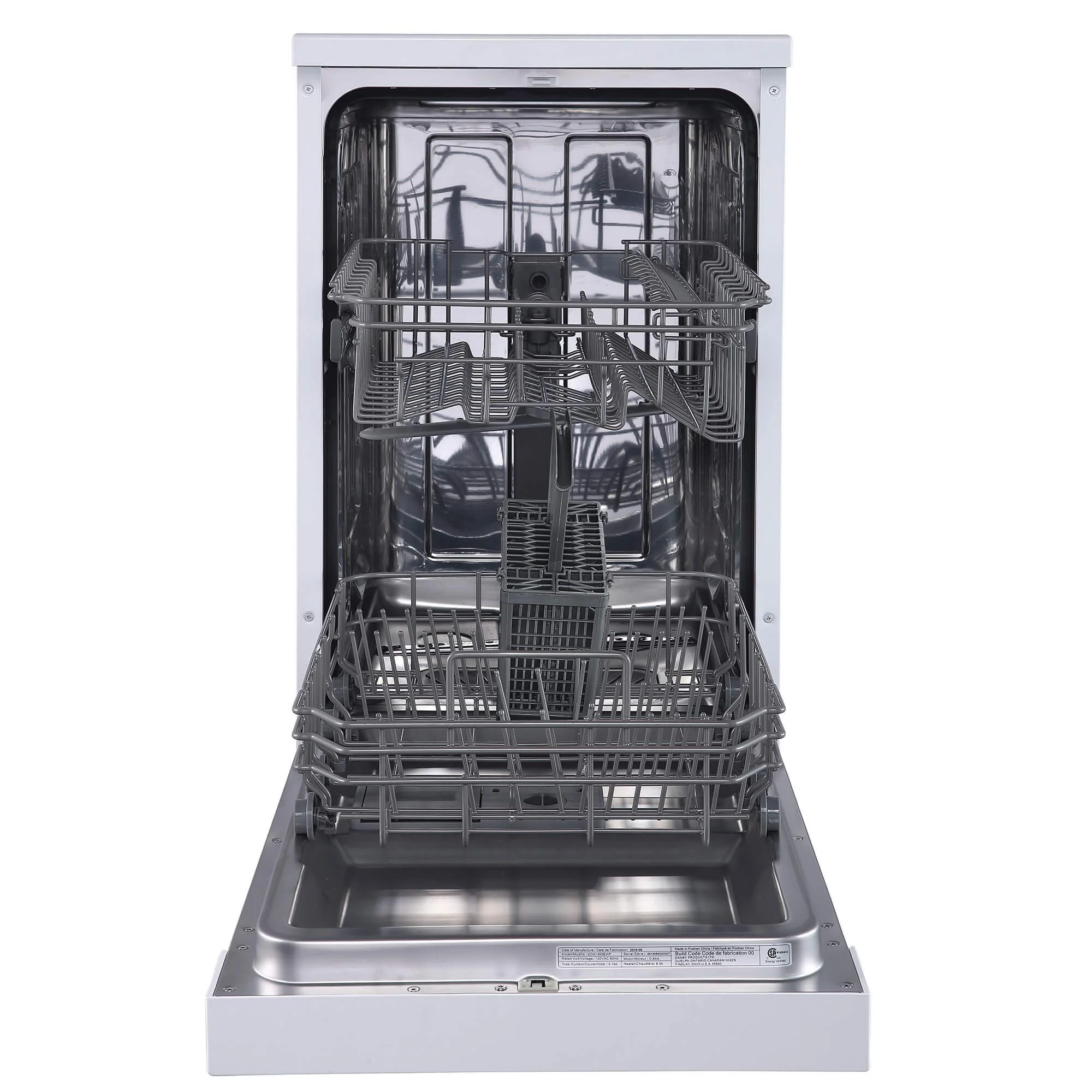 DDW1805EWP Danby 18 Wide Portable Dishwasher in White - Image 15