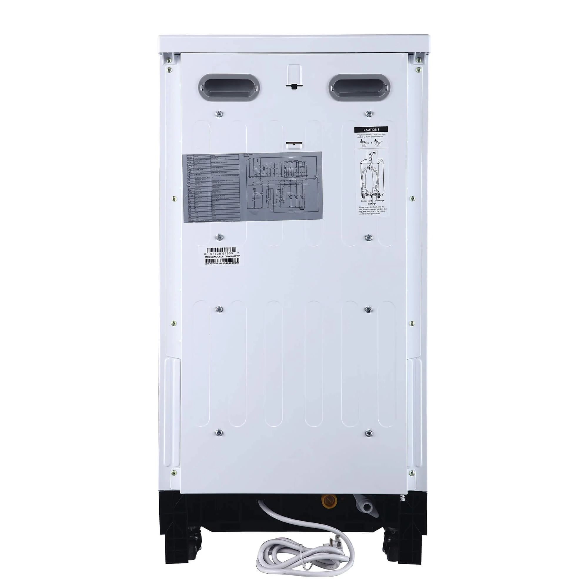 DDW1805EWP Danby 18 Wide Portable Dishwasher in White - Image 4