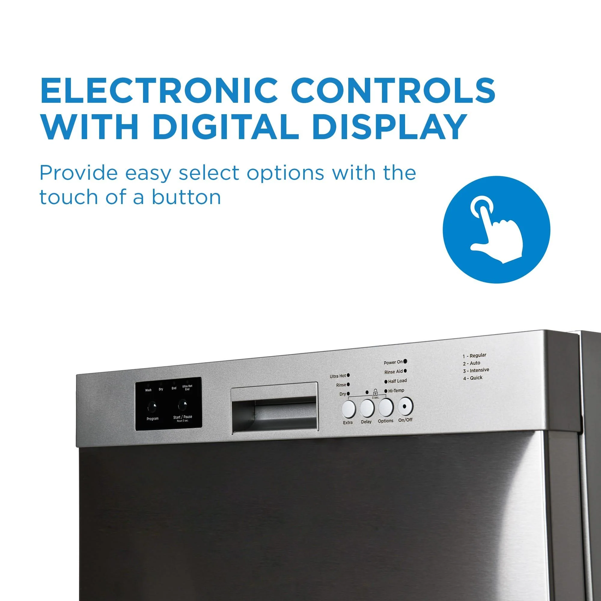 DDW2400ESS Danby 24 Built in Dishwasher in Stainless Steel - Image 6