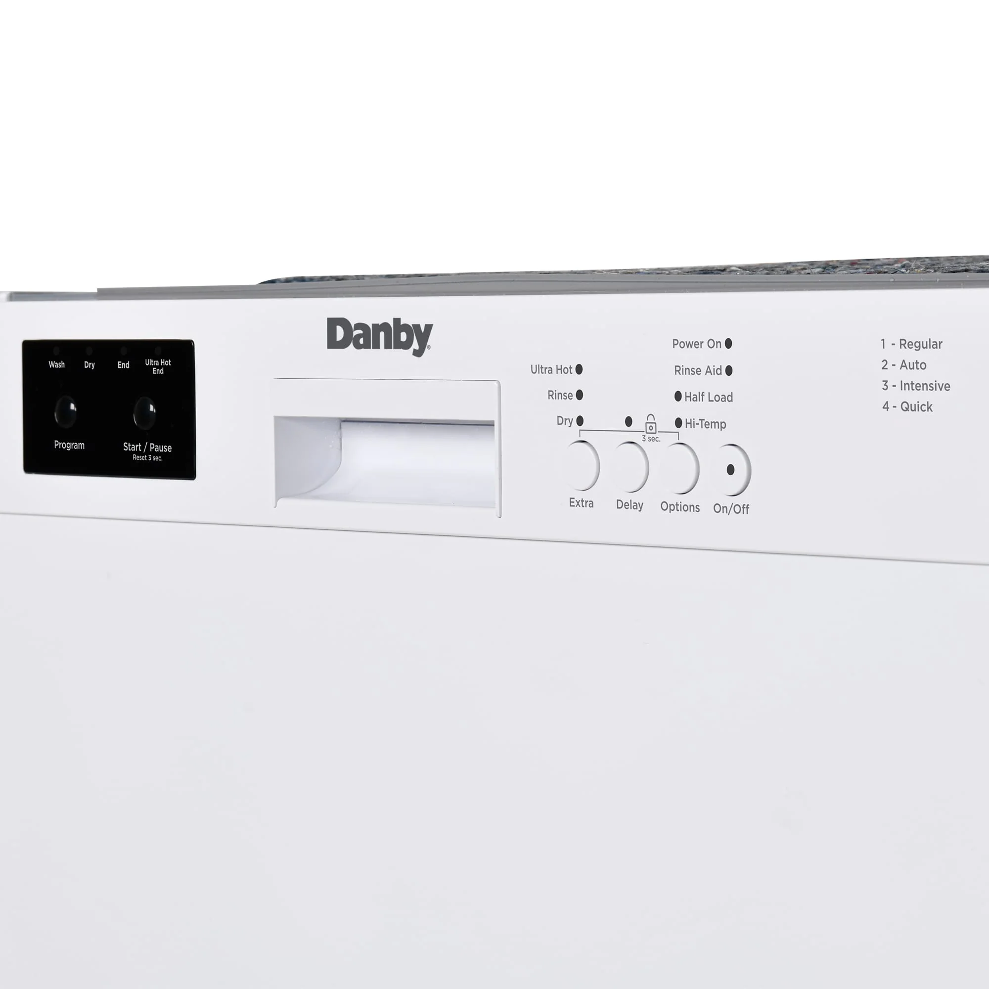 DDW2400EW Danby 24 Wide Built-in Dishwasher in White - Image 15