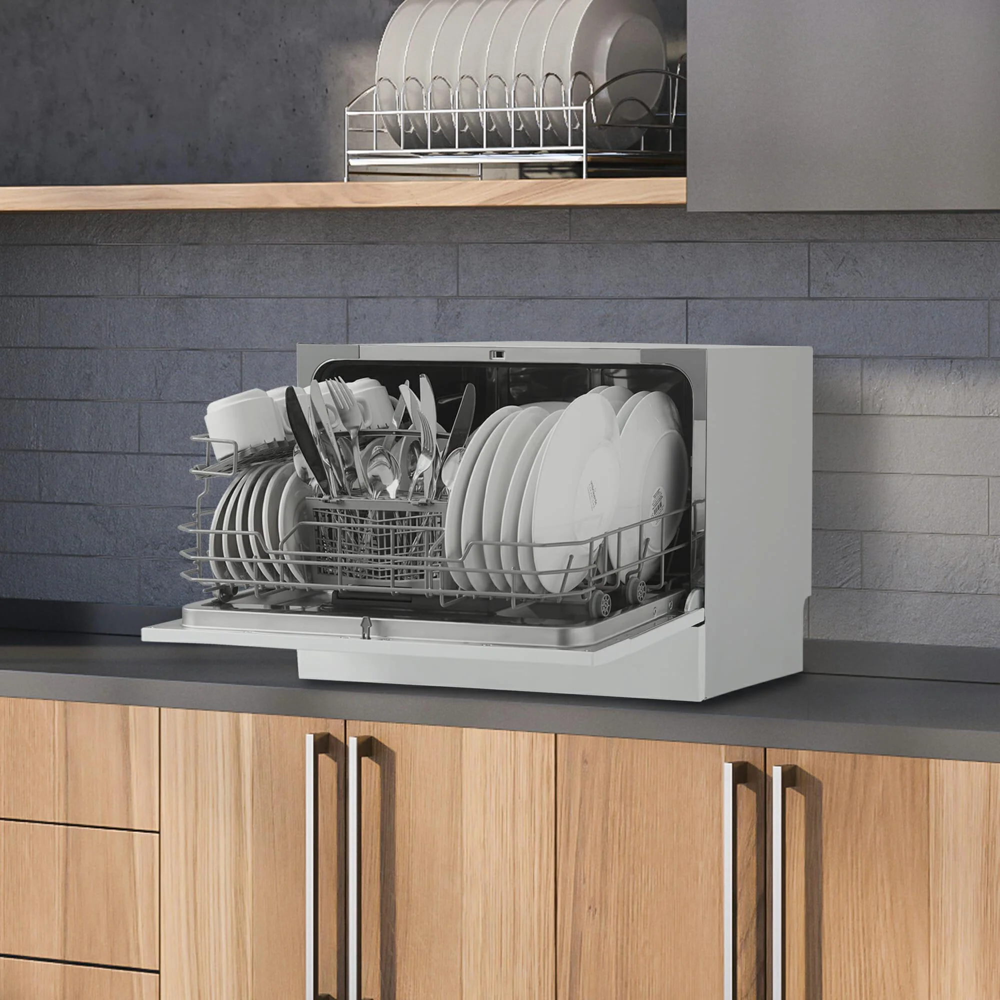 DDW621WDB Danby 6 Place Setting Countertop Dishwasher in White - Image 13