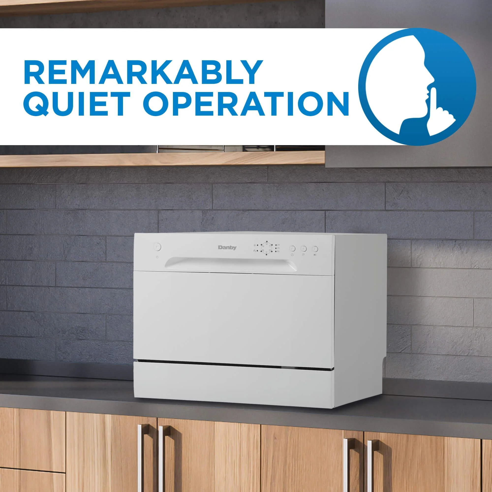 DDW621WDB Danby 6 Place Setting Countertop Dishwasher in White - Image 8