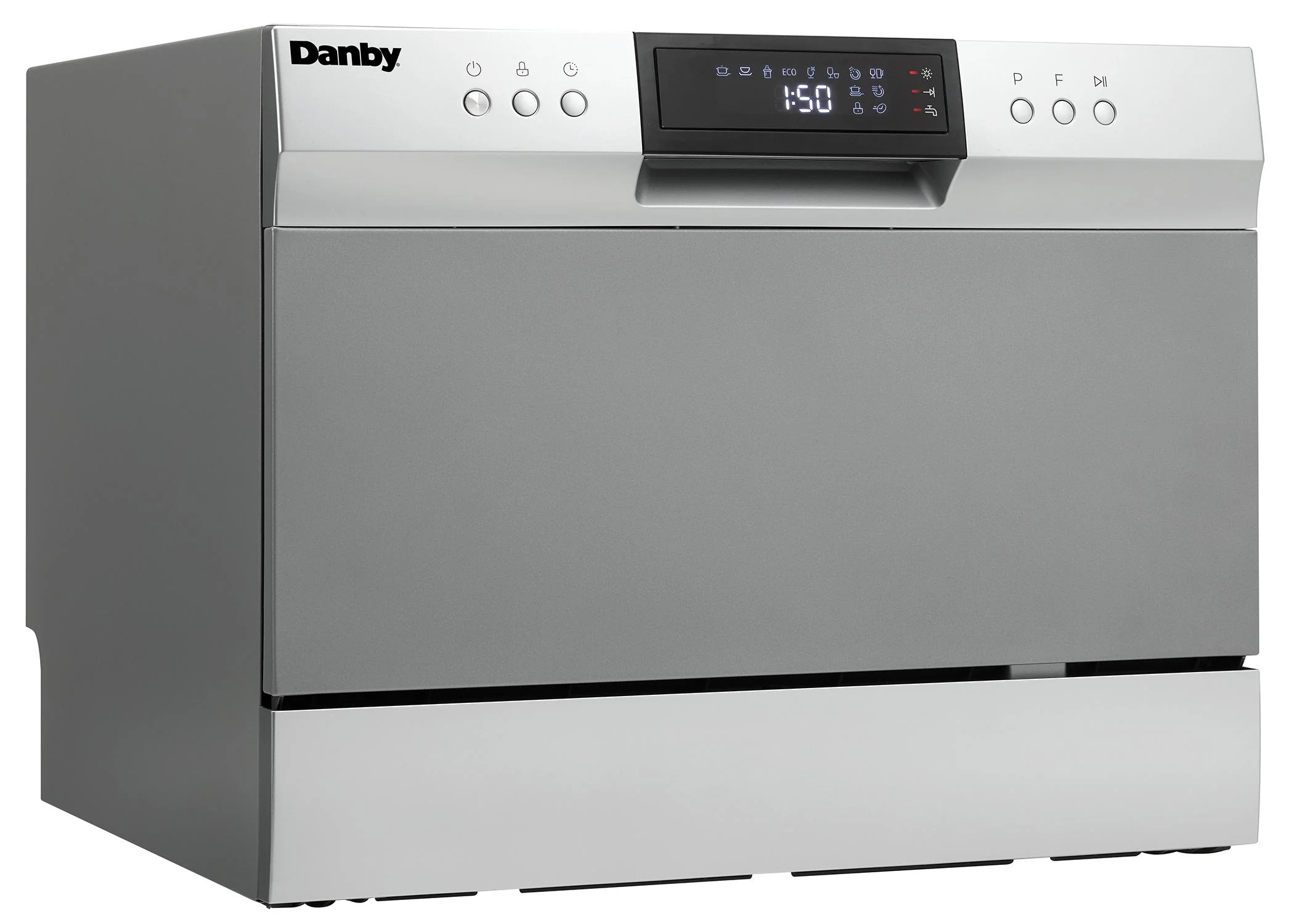 DDW631SDB Danby 6 Place Setting Countertop Dishwasher in Silver - Image 2
