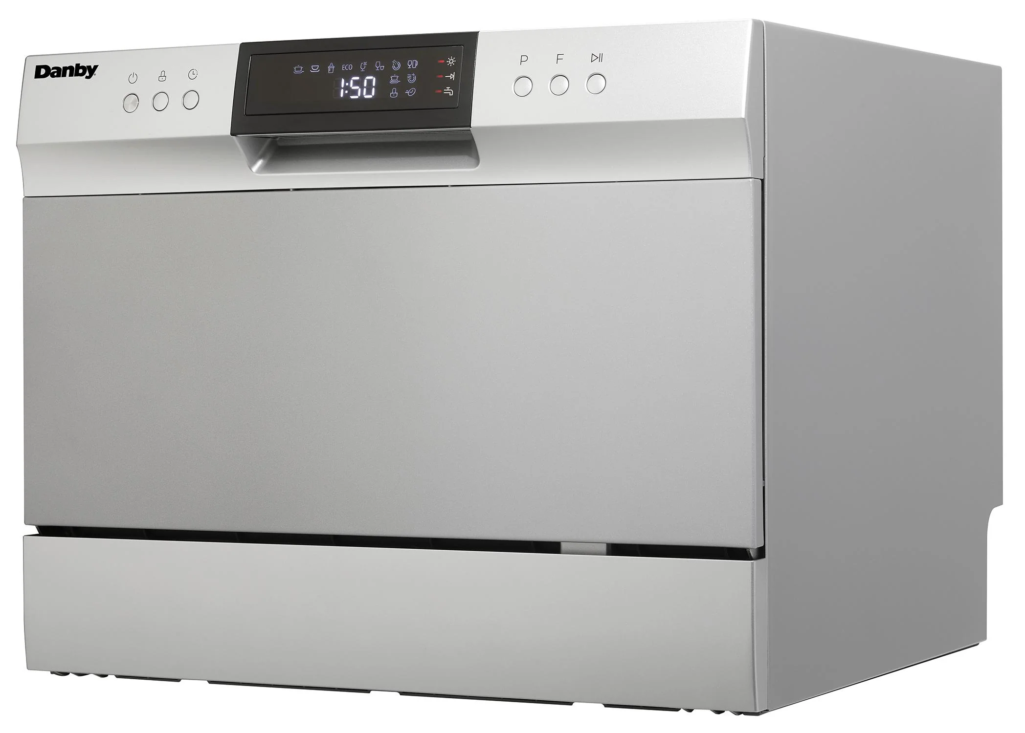 DDW631SDB Danby 6 Place Setting Countertop Dishwasher in Silver - Image 3