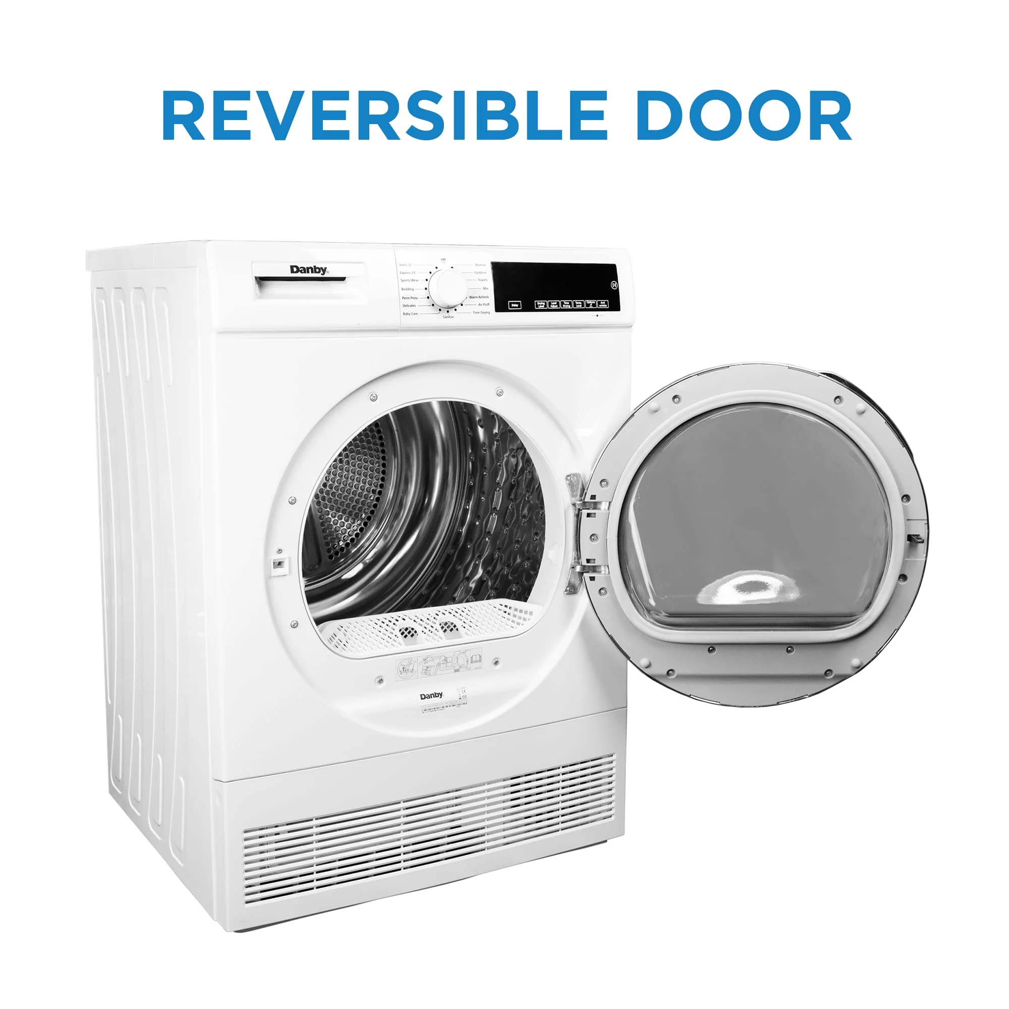 DDY040D4WDB Danby 24-inch, 4.0 cu ft. Stackable Compact Condensing Sensor Dryer in White - Image 10