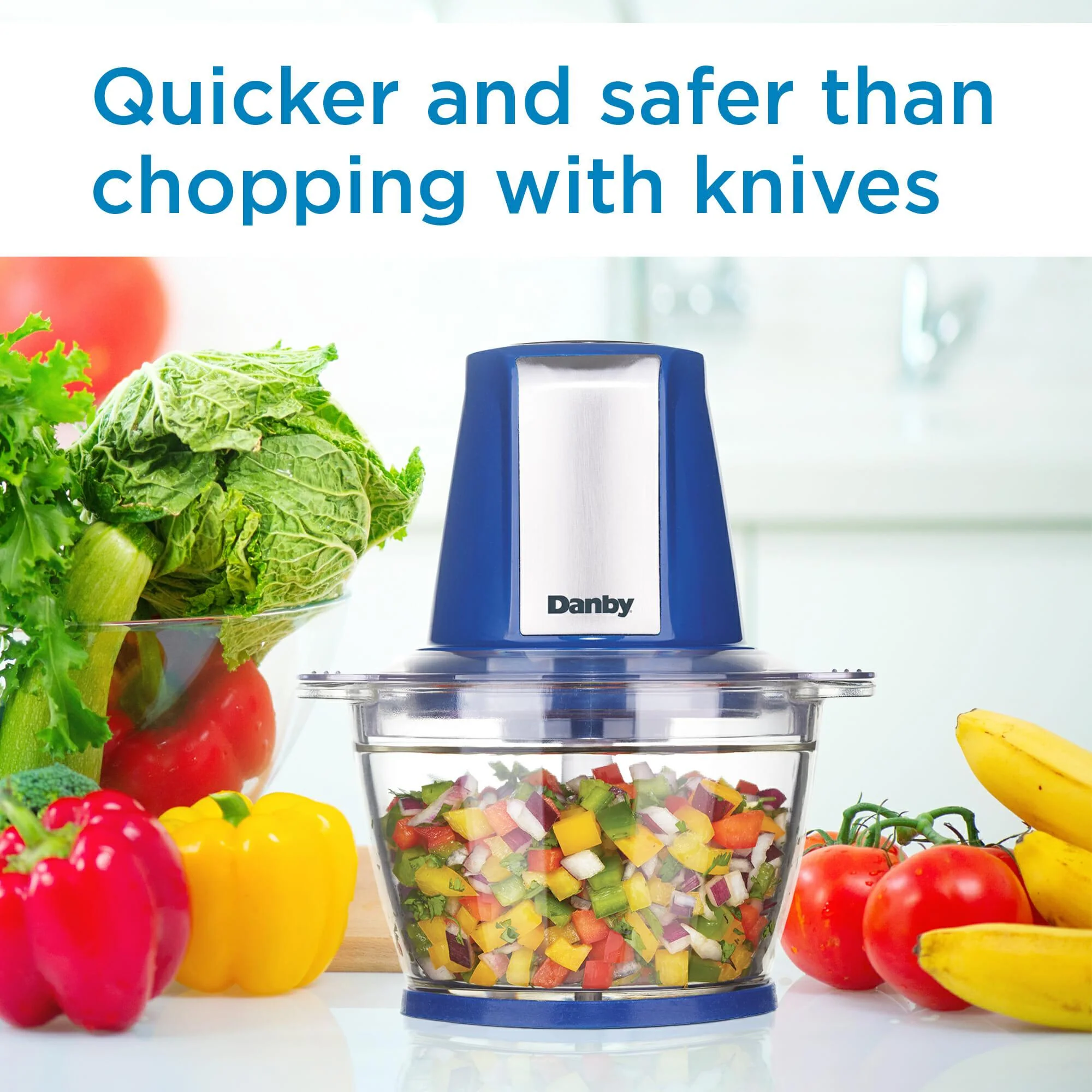 DFC40C1SSDB Danby 4 Cup Food Chopper in Black Stainless Steel - Image 3