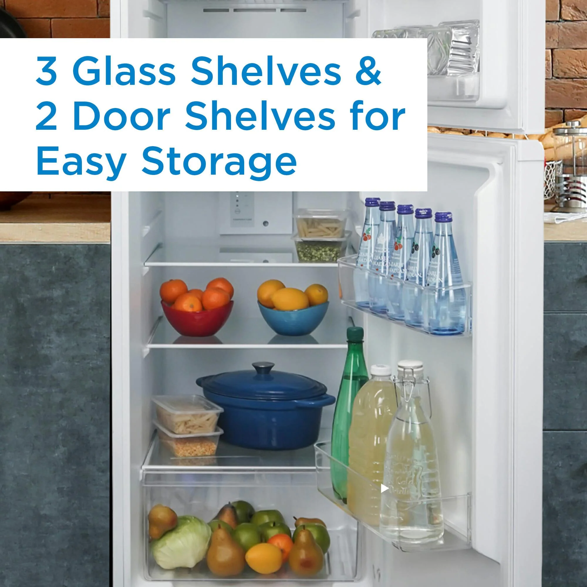 DFF101E1WDB Danby 10.0 cu. ft. Apartment Size Fridge Top Mount in White - Image 5