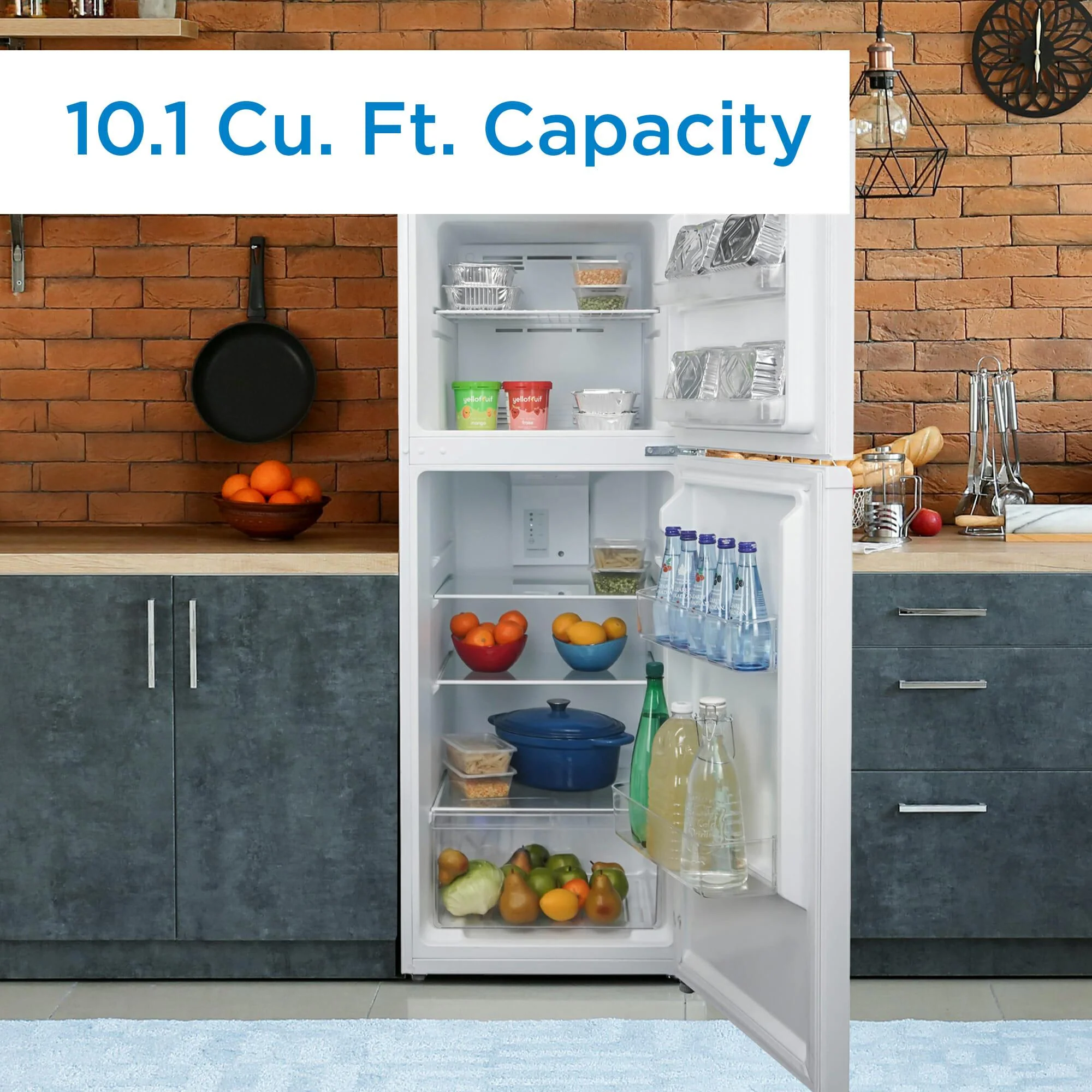 DFF101E1WDB Danby 10.0 cu. ft. Apartment Size Fridge Top Mount in White - Image 7