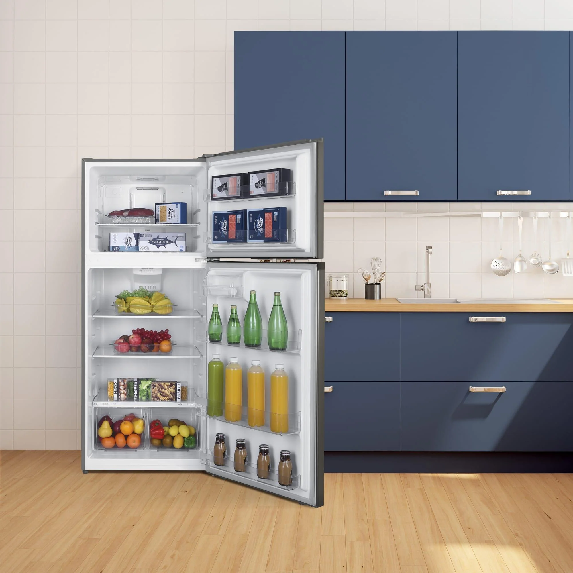 DFF176B1SLDB Danby 18 cu. ft. Top Mount Refrigerator in Stainless Steel Look - Image 10