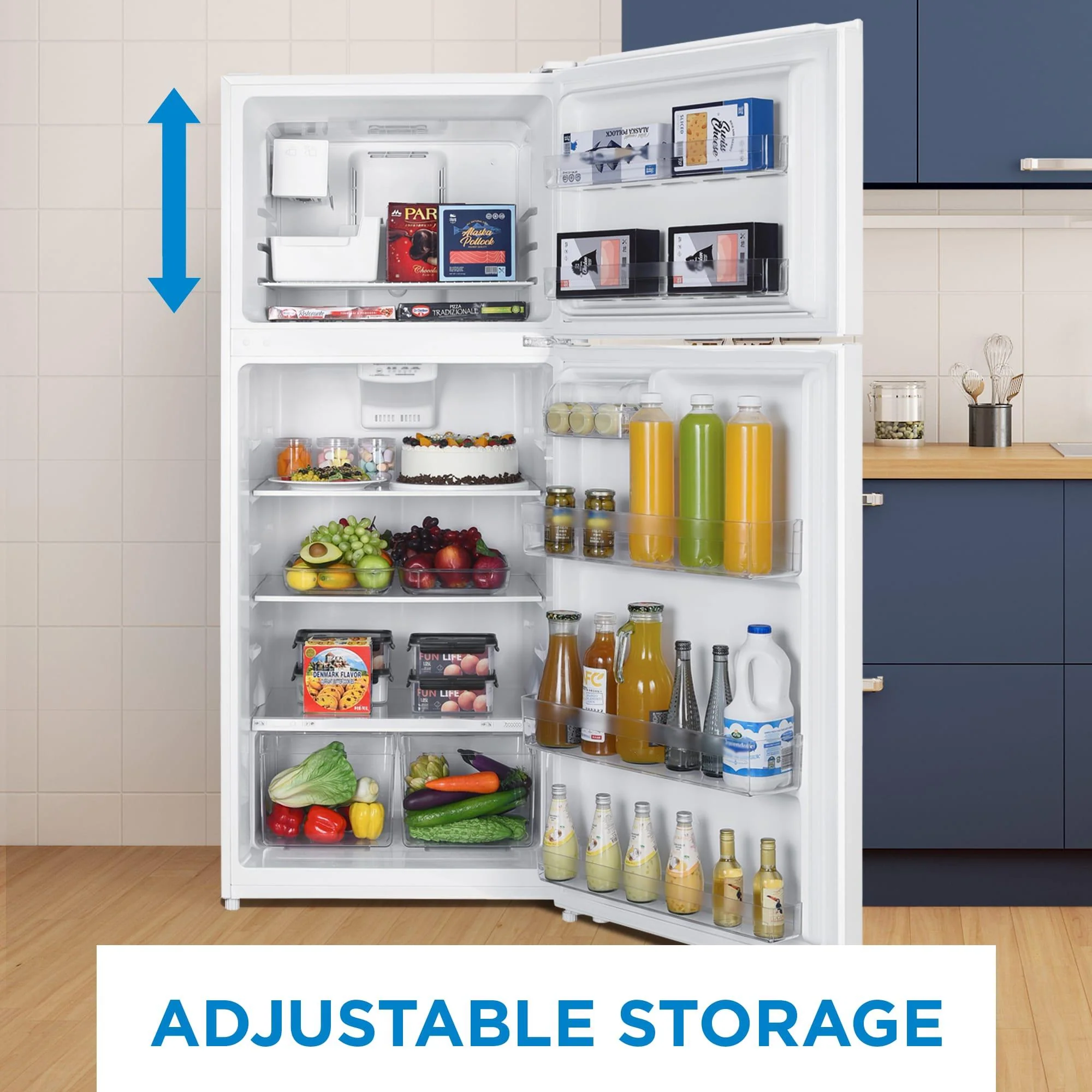 DFF176B1WDB Danby 18 cu. ft. Top Mount Refrigerator in White - Image 5