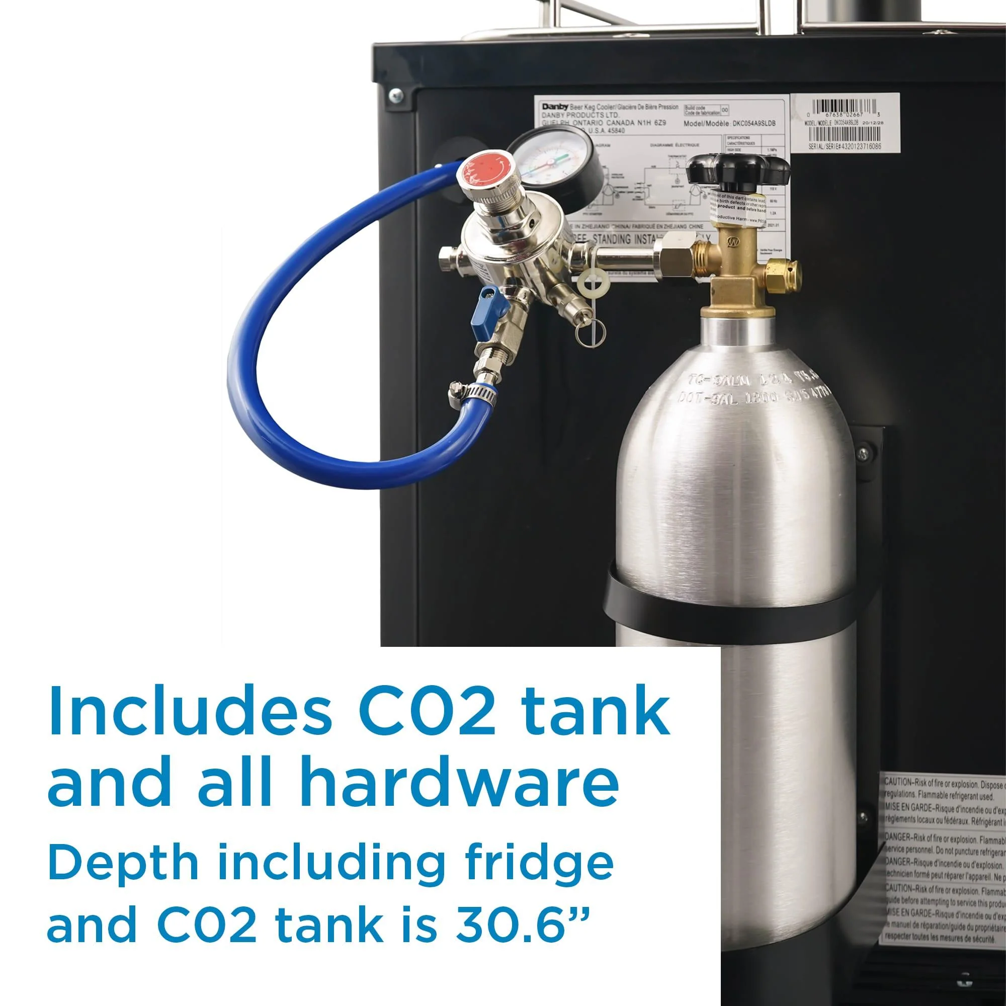 DKC054A9SLDB Danby 5.4 cu. ft. Single-Tap Keg Cooler in Stainless Steel - Image 4