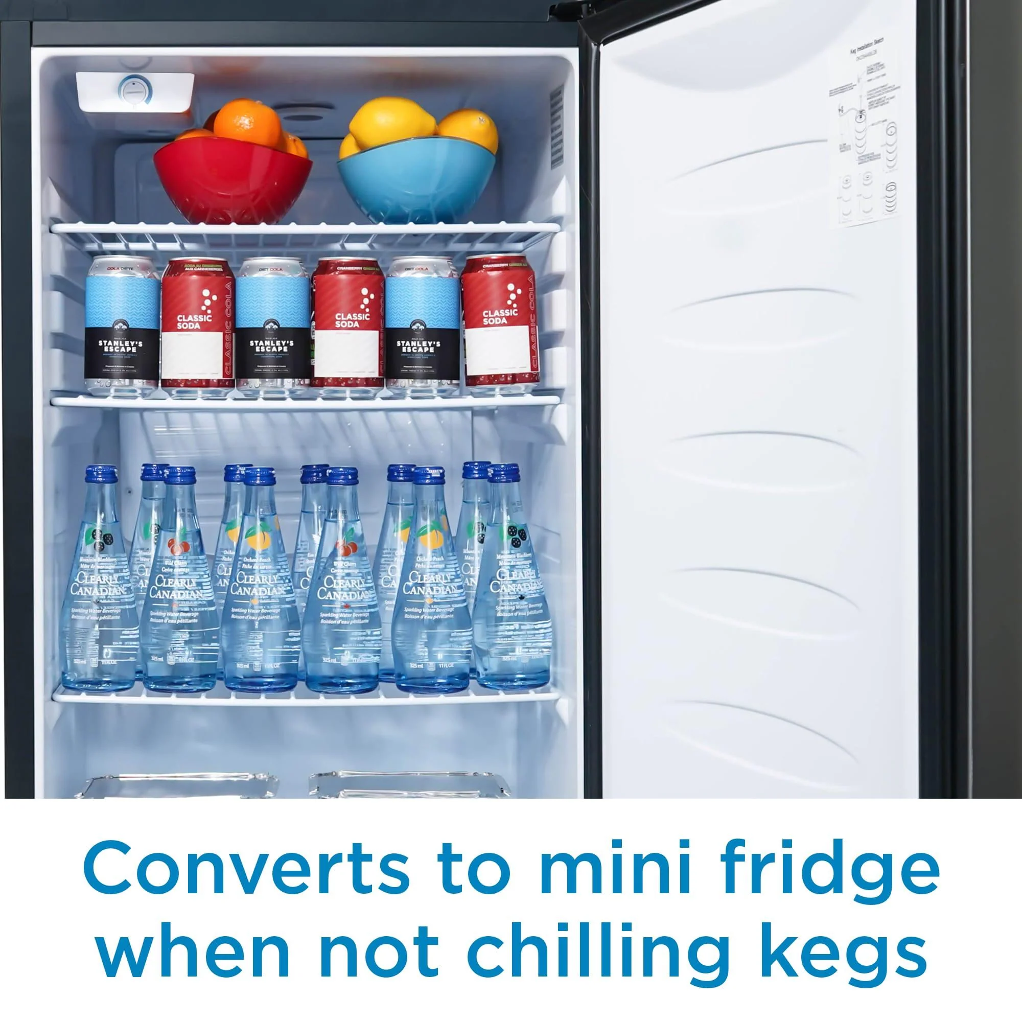 DKC054A9SLDB Danby 5.4 cu. ft. Single-Tap Keg Cooler in Stainless Steel - Image 6