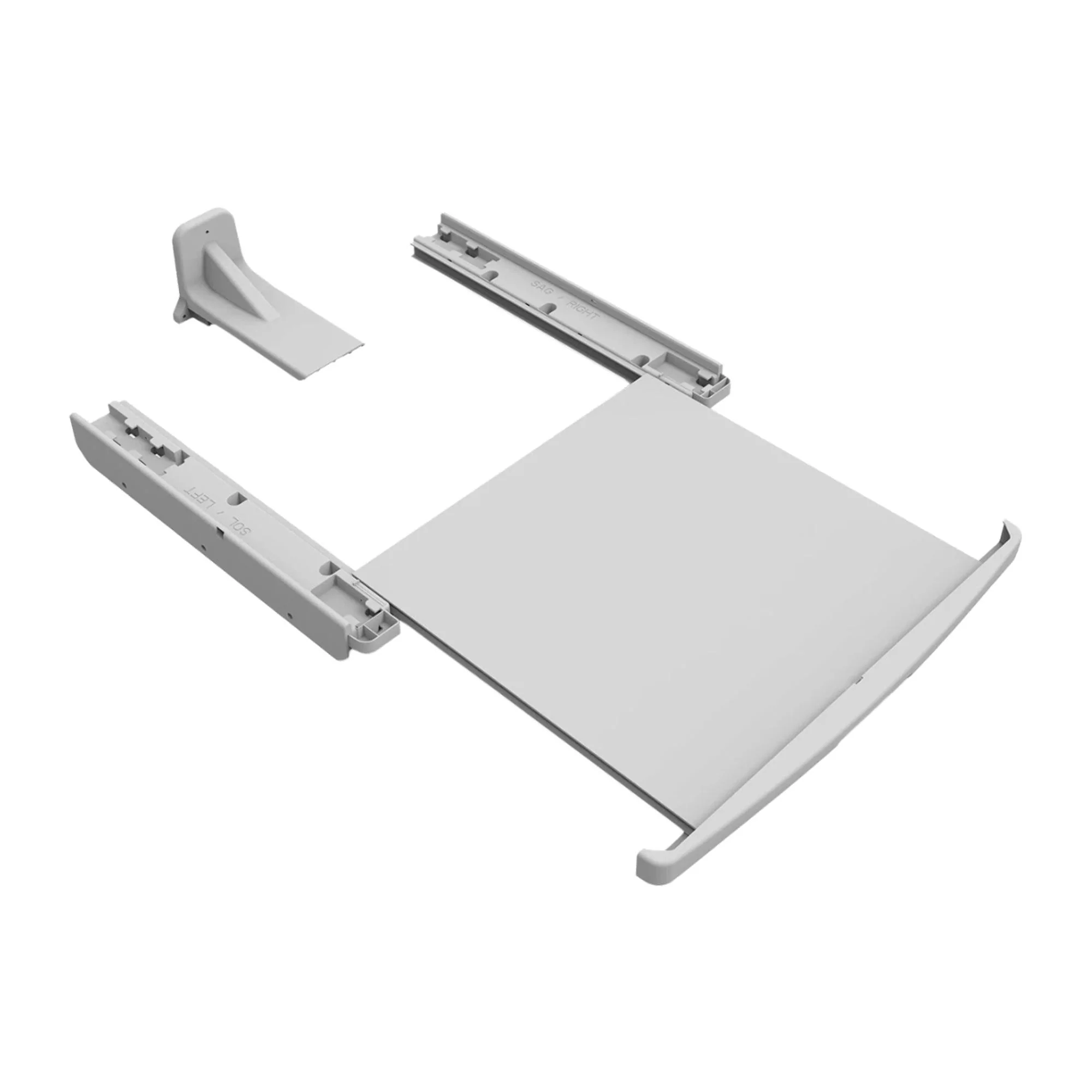 DLS024D3WDB Danby 24 Laundry Stack Kit with Shelf in White - Image 2