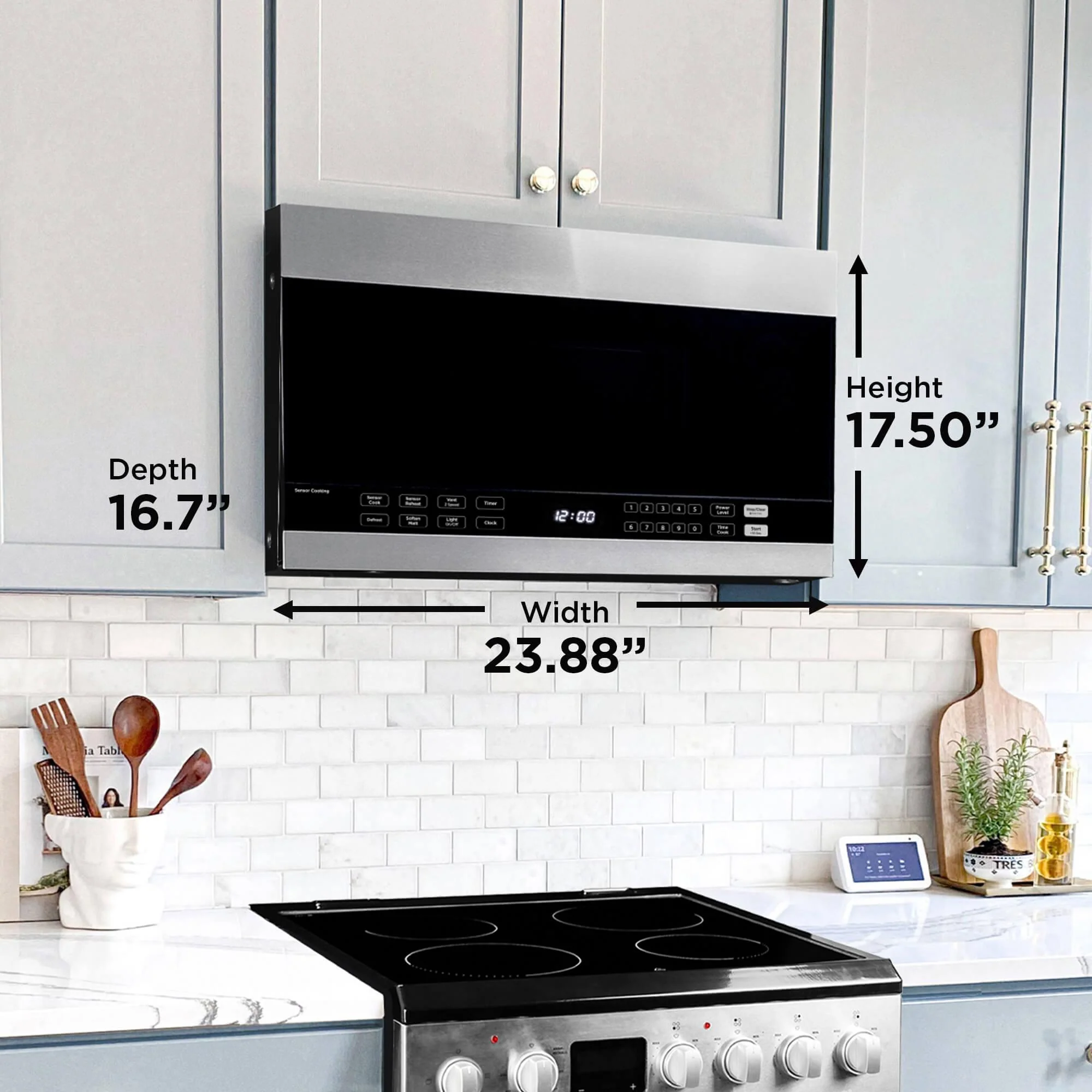 DOM014401G1 Danby 1.4 cu. ft. Over The Range Microwave Oven in Stainless Steel - Image 19