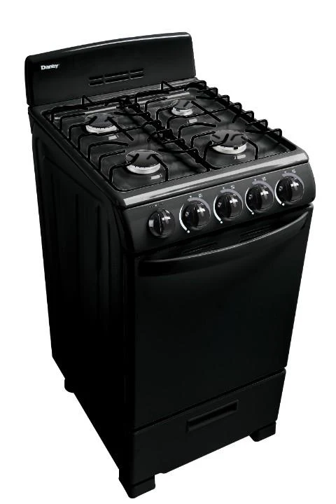 DR203BGLP Danby 20 Wide Gas Range in Black - Image 4