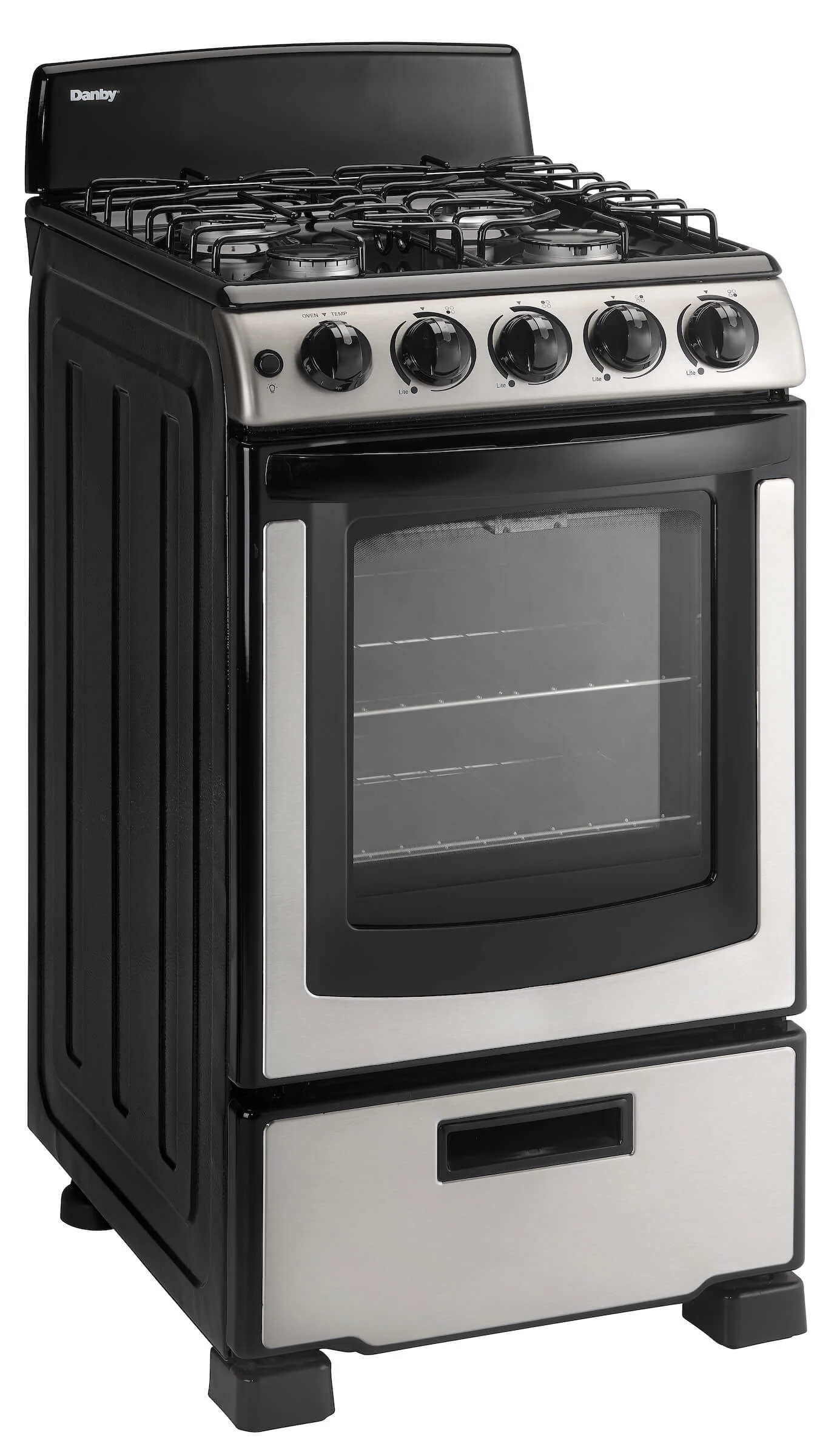 DR203BSSGLP Danby 20 Wide Gas Range in Stainless Steel - Image 2