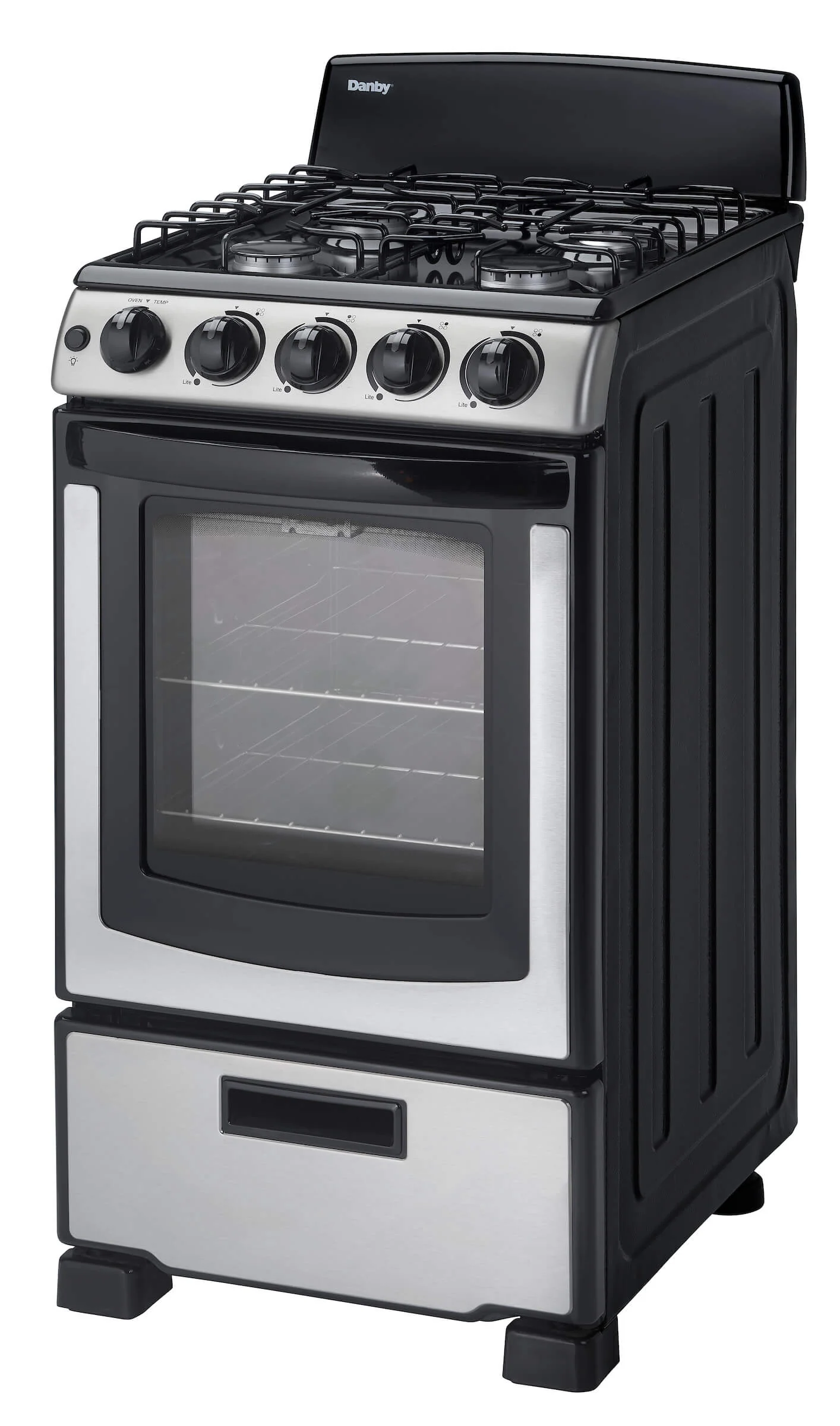 DR203BSSGLP Danby 20 Wide Gas Range in Stainless Steel - Image 3