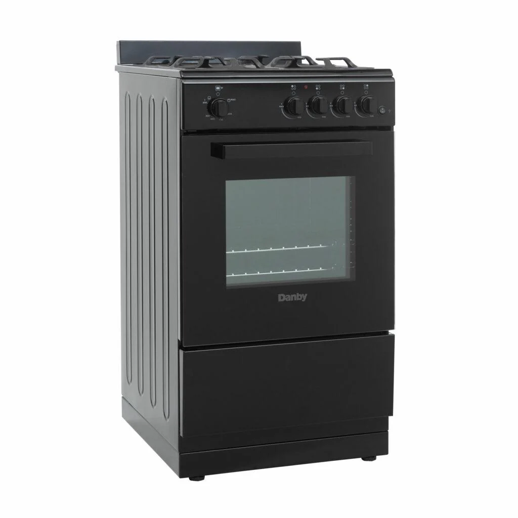 DR20V1BGLP Danby 20 Wide Gas Range in Black () - Image 2